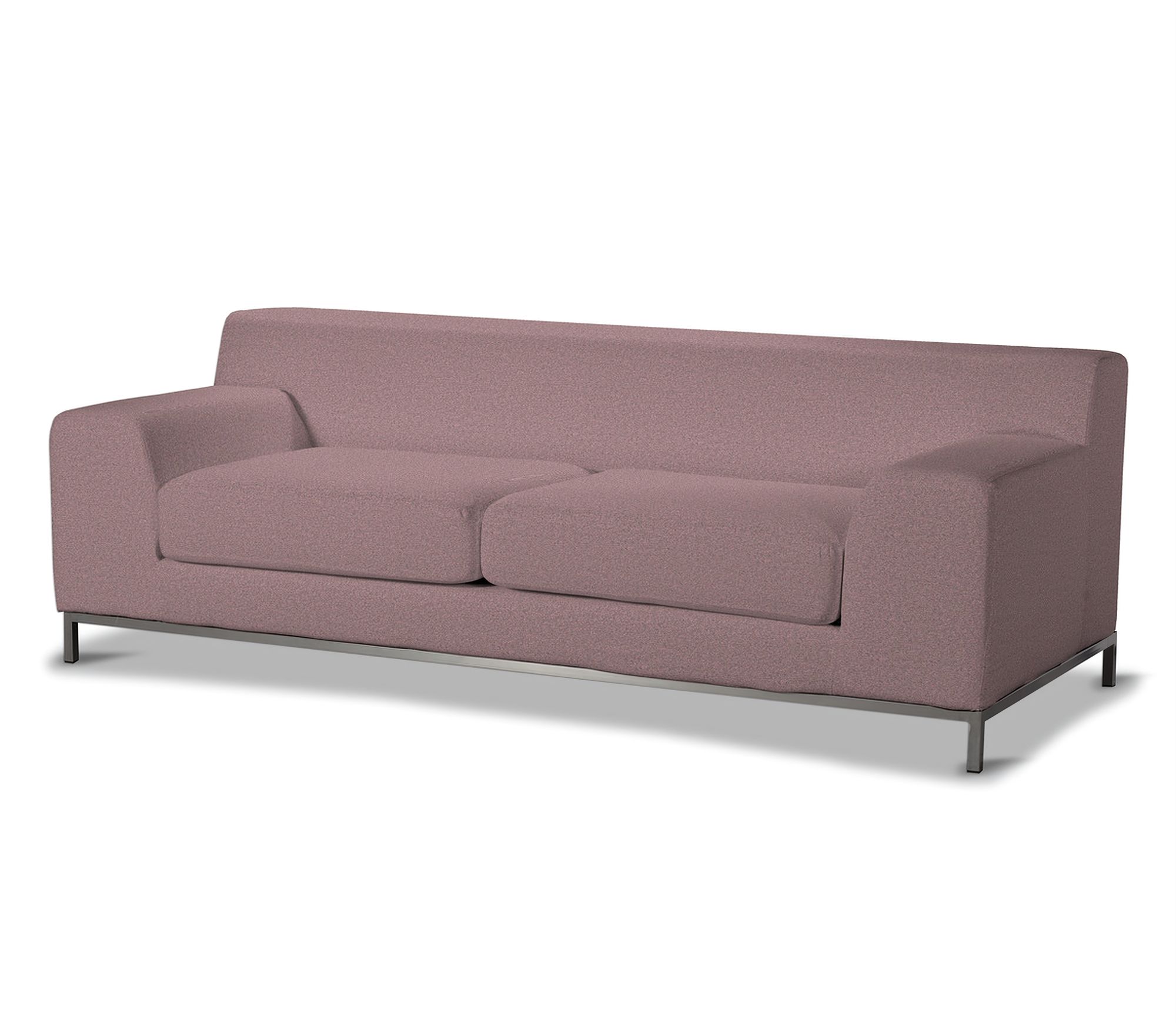 Bezug für Kramfors 3-Sitzer Sofa Farbe rosa Stoff strukturiert