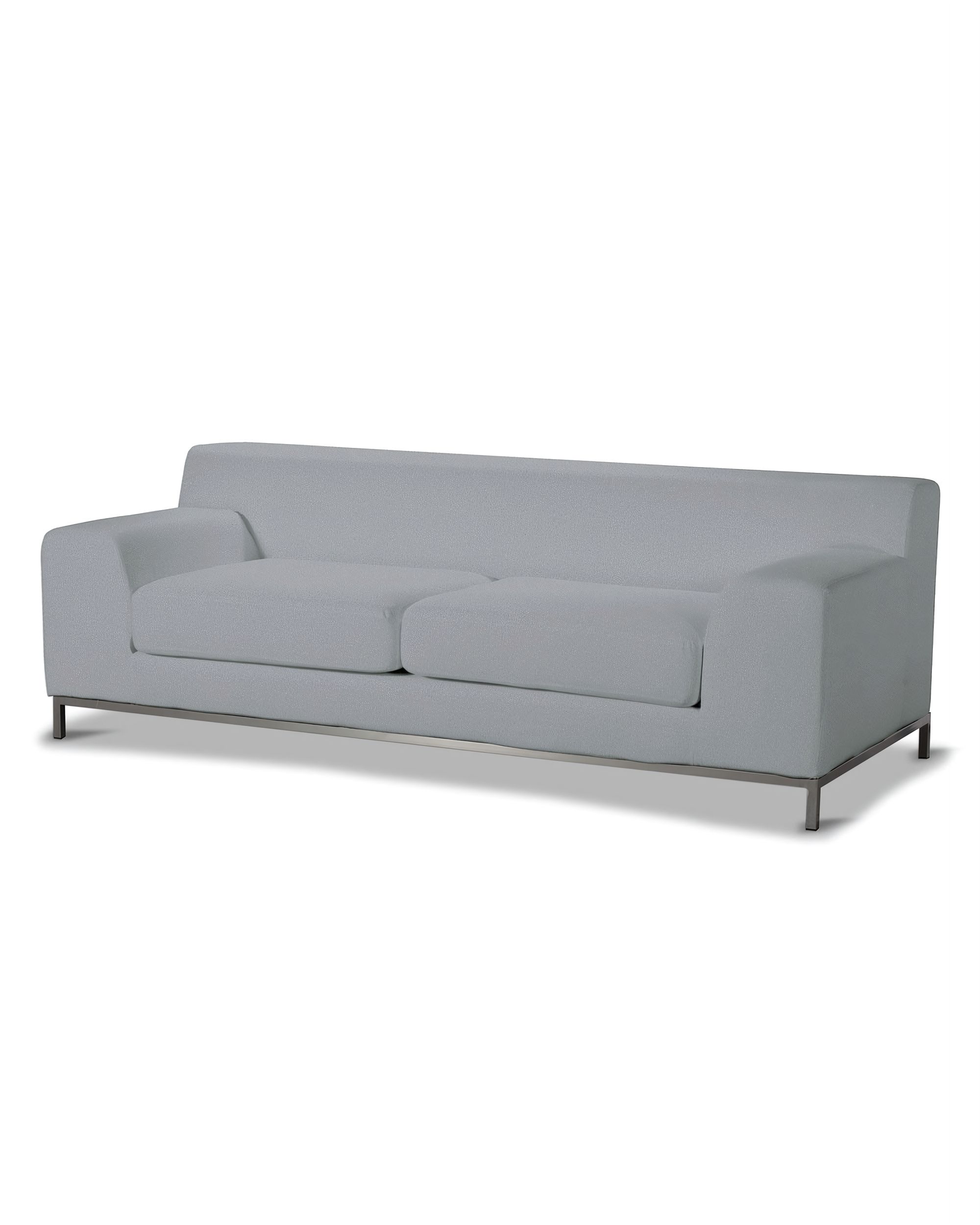 Bezug für Kramfors 3-Sitzer Sofa Farbe grau Stoff strukturiert