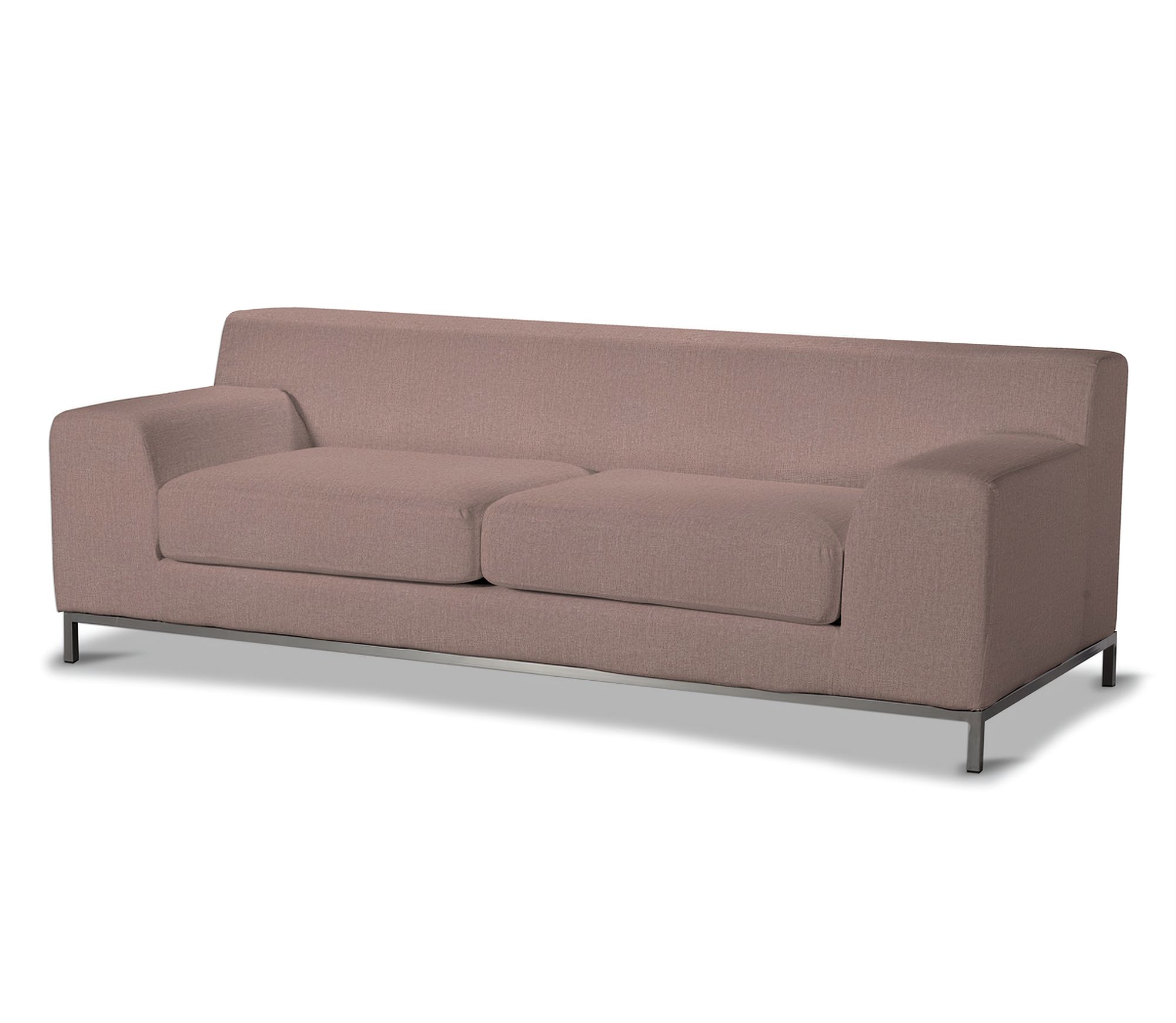Bezug für Kramfors 3-Sitzer Sofa Farbe rosa Stoff strukturiert
