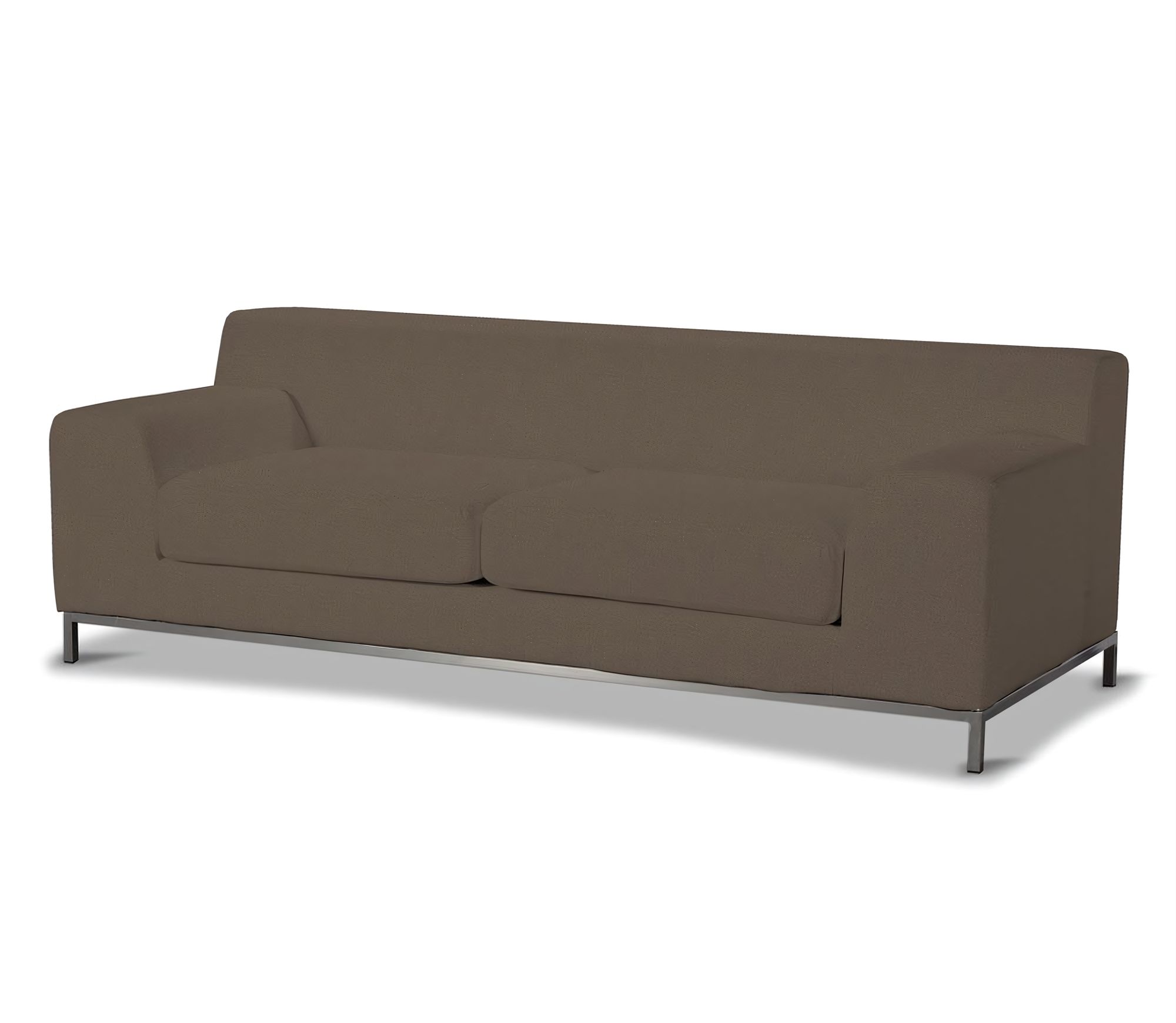 Bezug für Kramfors 3-Sitzer Sofa Farbe braun Stoff strukturiert
