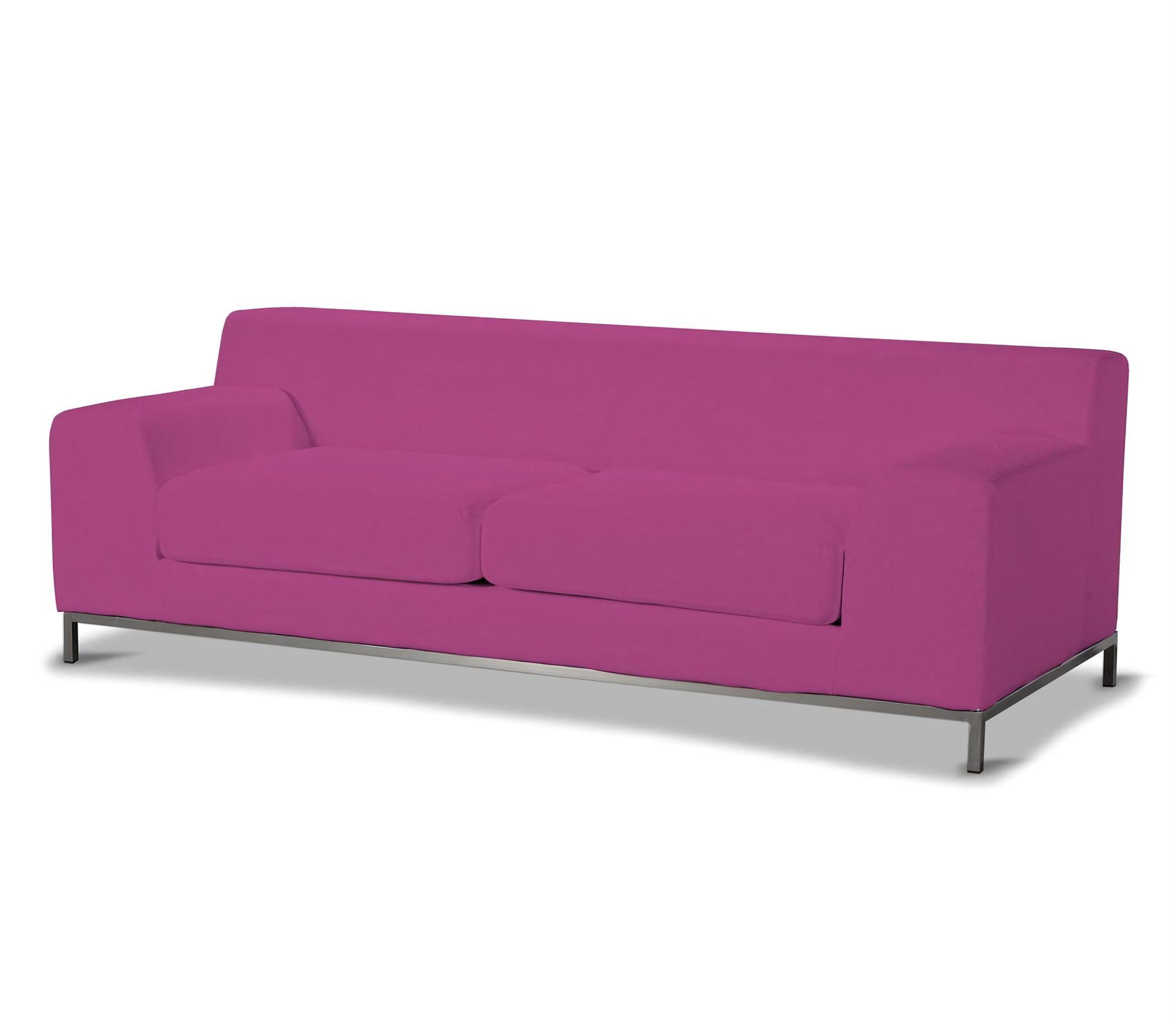Bezug für Kramfors 3-Sitzer Sofa Farbe rosa Stoff strukturiert