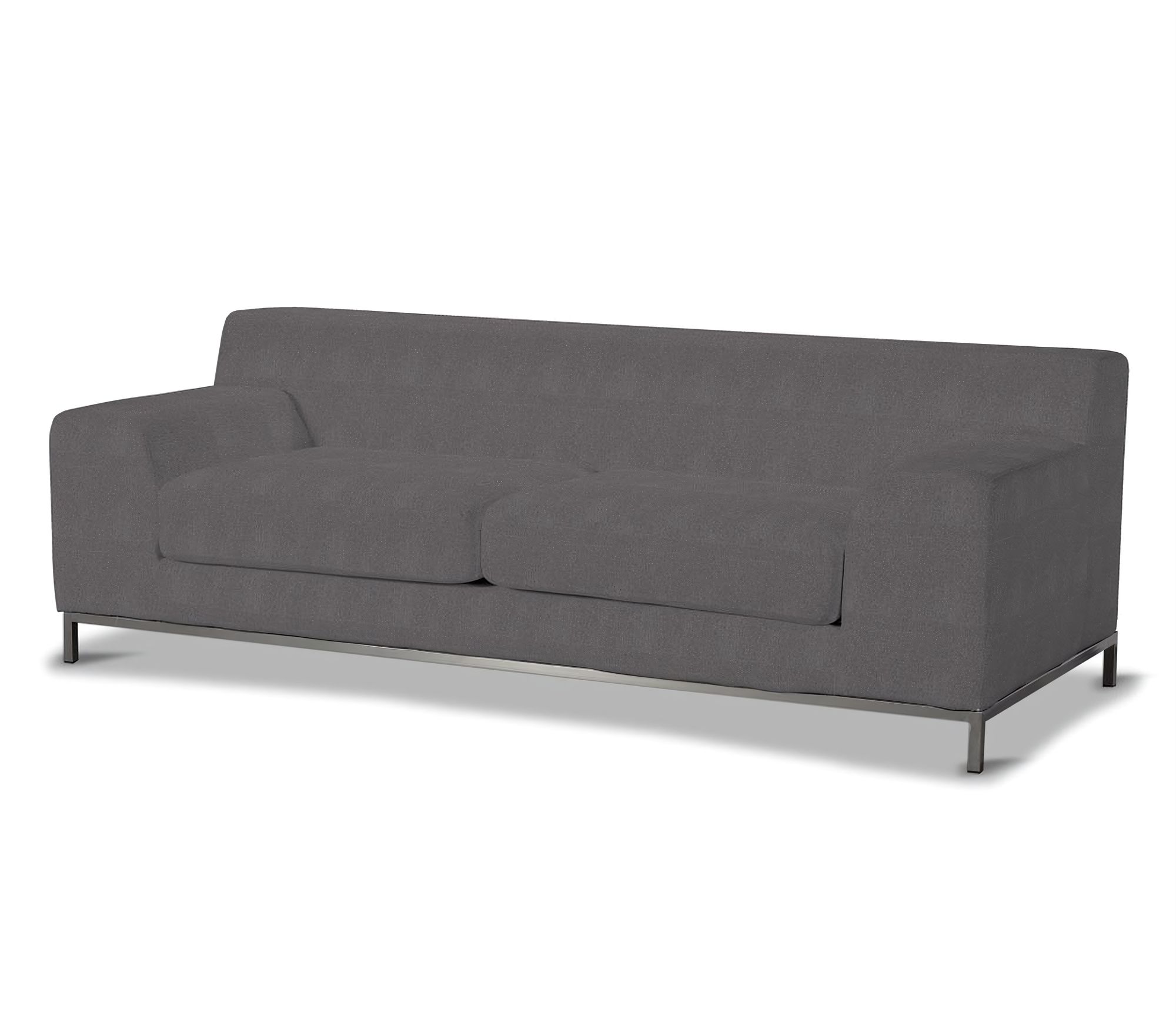 Bezug für Kramfors 3-Sitzer Sofa Farbe grau Stoff strukturiert