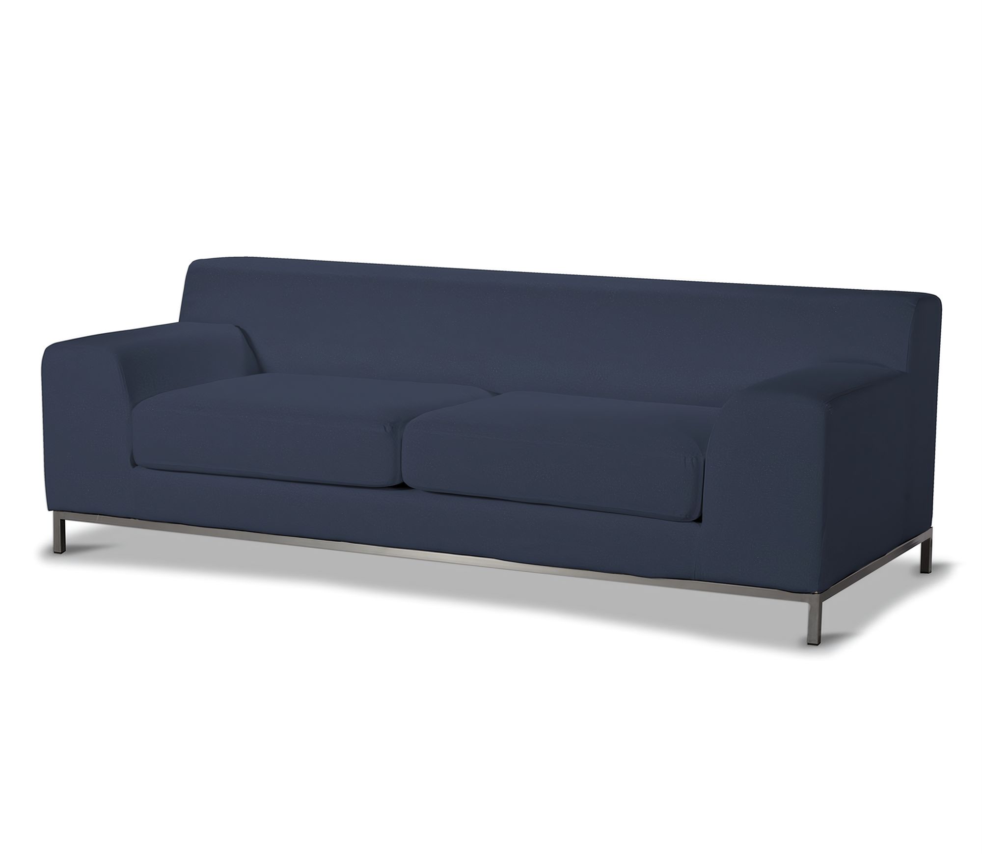 Bezug für Kramfors 3-Sitzer Sofa Farbe dunkelblau Stoff samt
