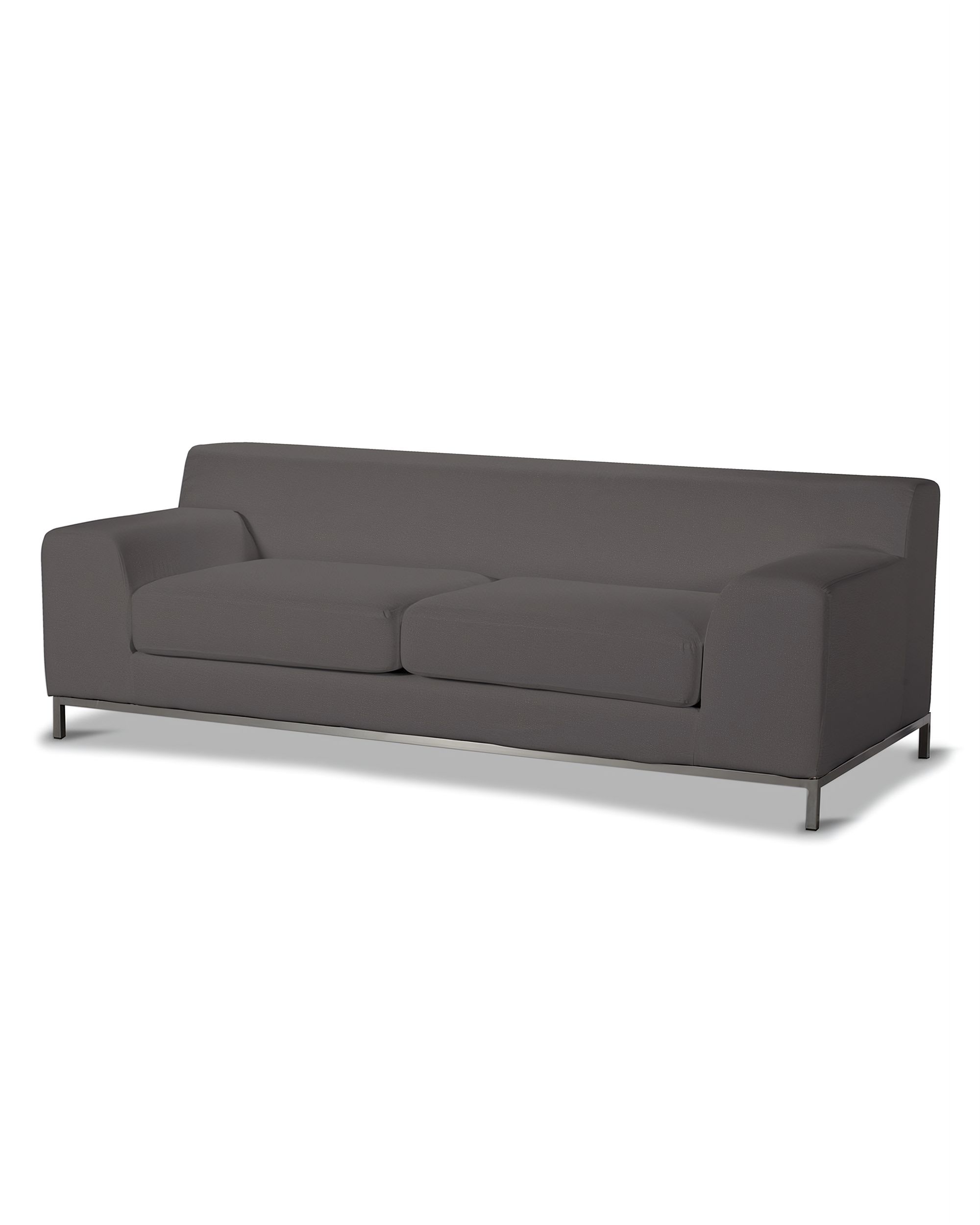 Bezug für Kramfors 3-Sitzer Sofa Farbe braun Stoff samt