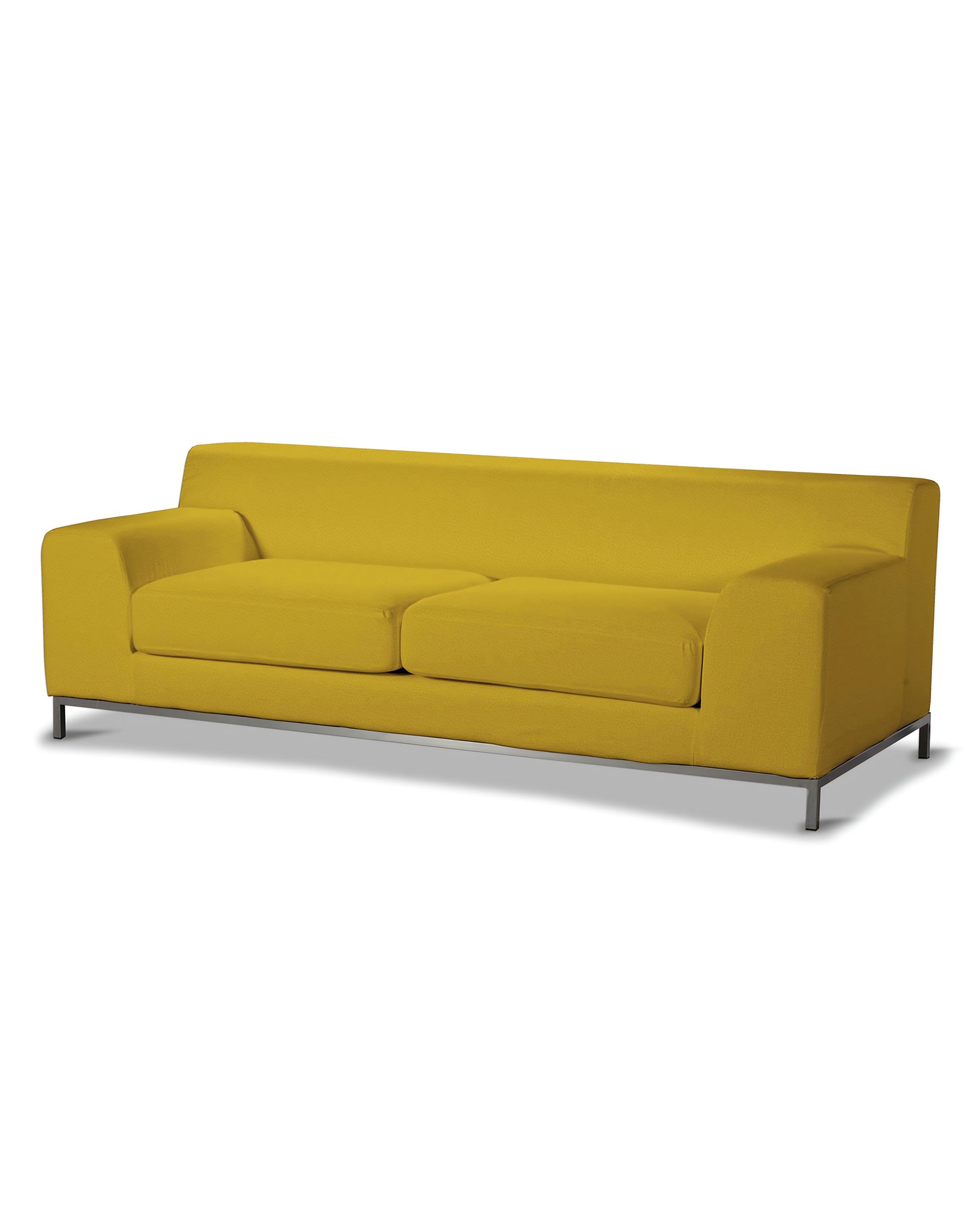 Bezug für Kramfors 3-Sitzer Sofa Farbe gelb Stoff samt