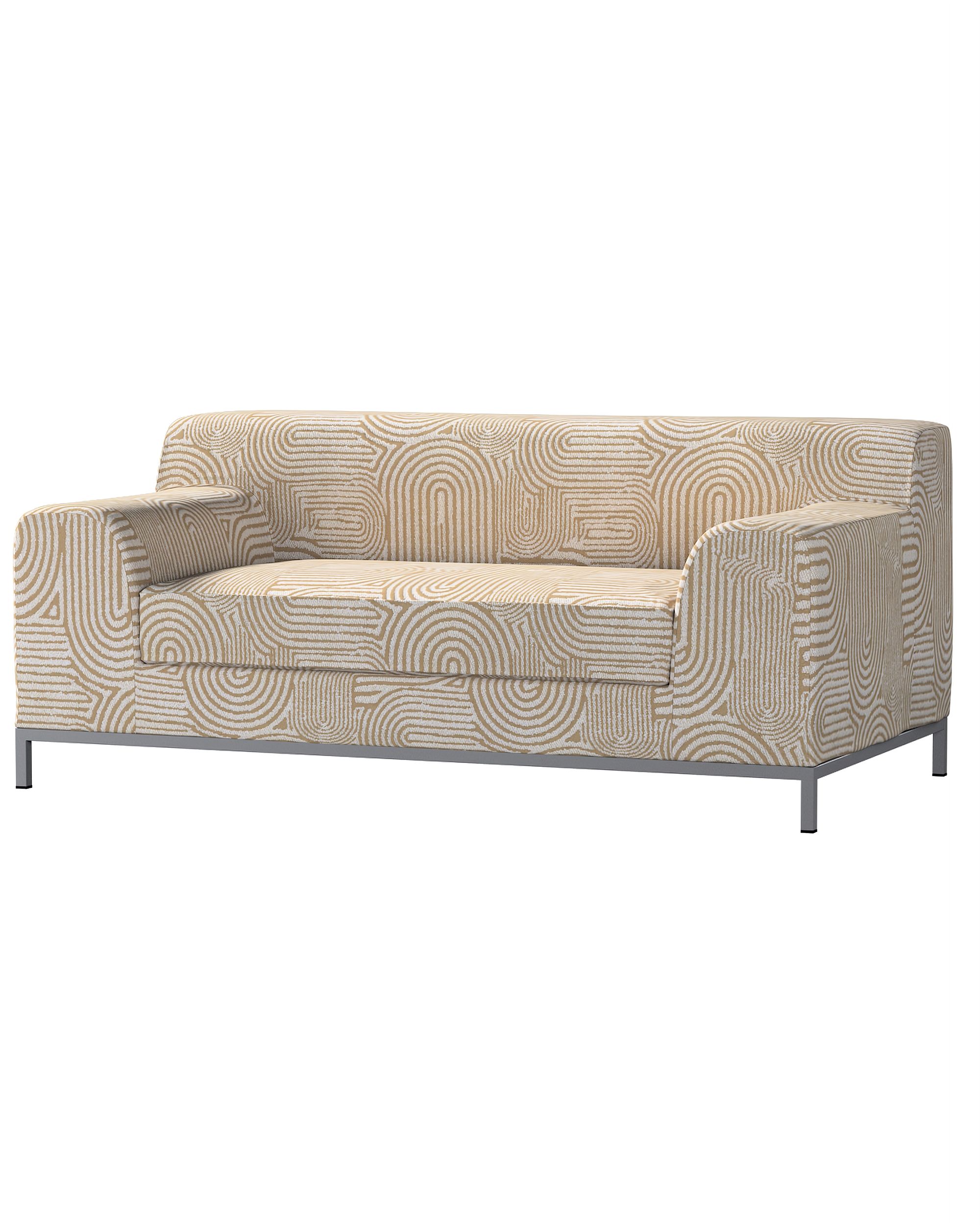 Bezug für Kramfors 2-Sitzer Sofa Farbe beige Stoff strukturiert, gemustert