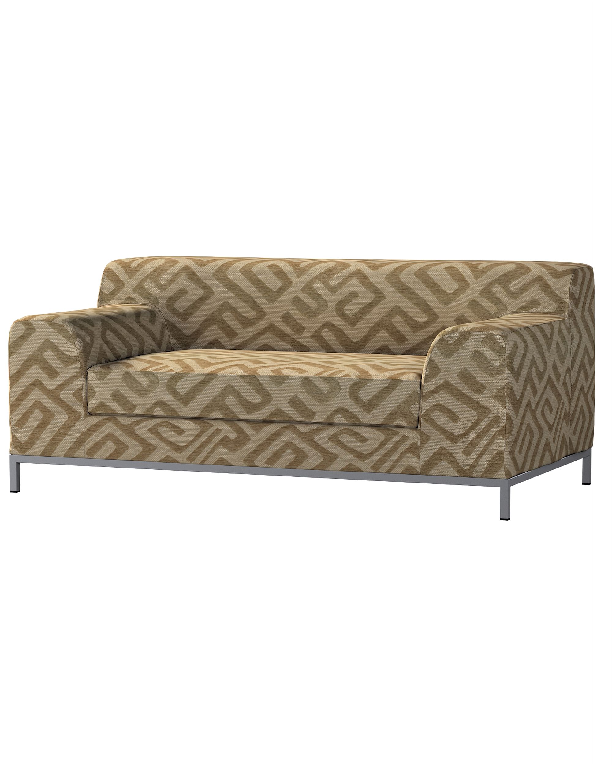 Bezug für Kramfors 2-Sitzer Sofa Farbe beige Stoff strukturiert, gemustert