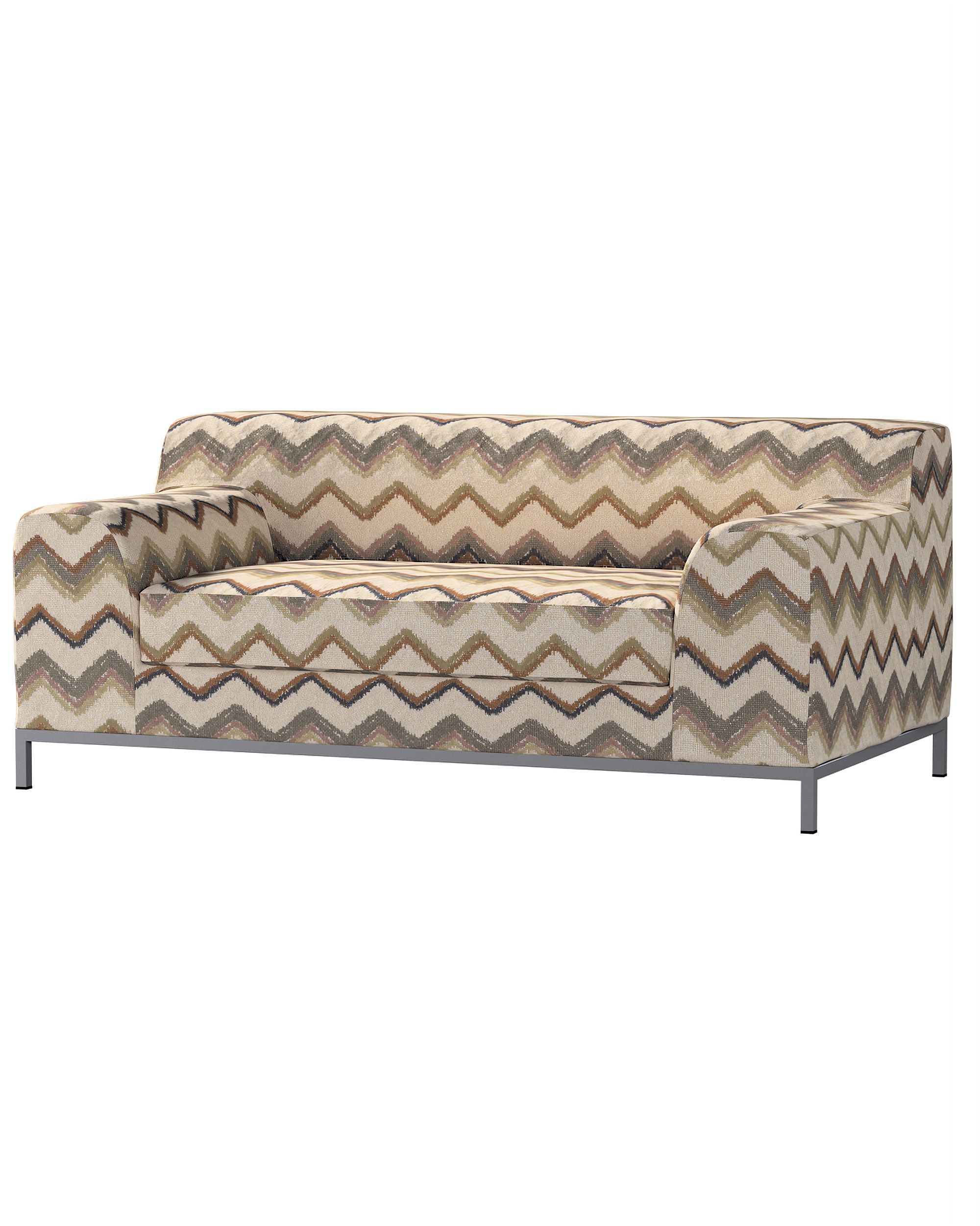 Bezug für Kramfors 2-Sitzer Sofa Farbe beige Stoff strukturiert, gemustert