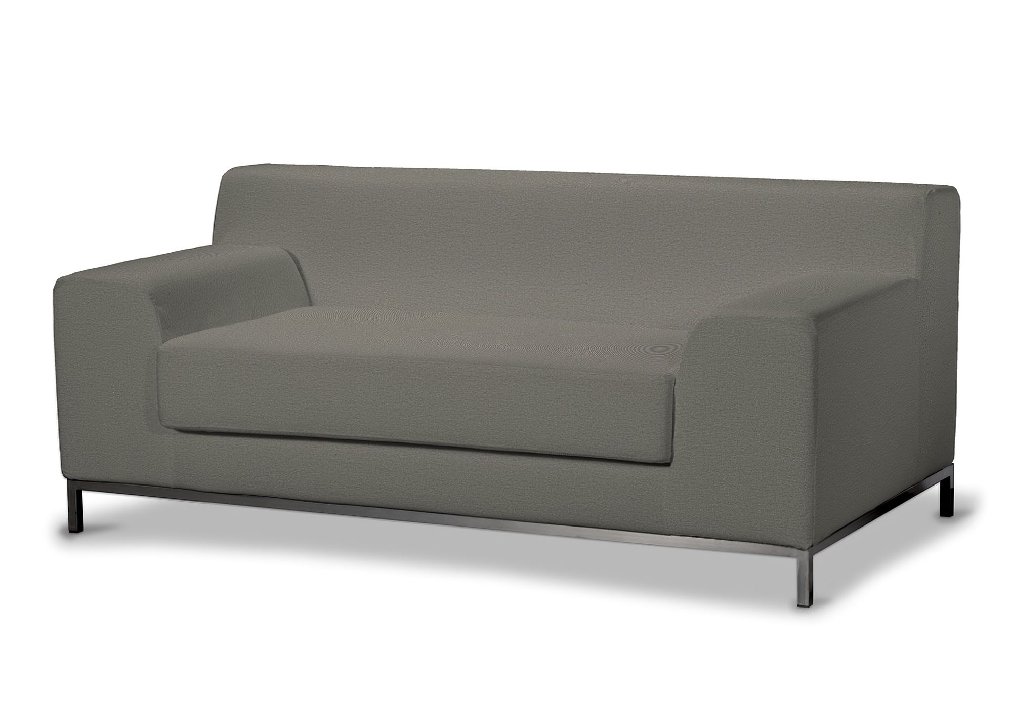 Bezug für Kramfors 2-Sitzer Sofa Farbe grau Stoff strukturiert