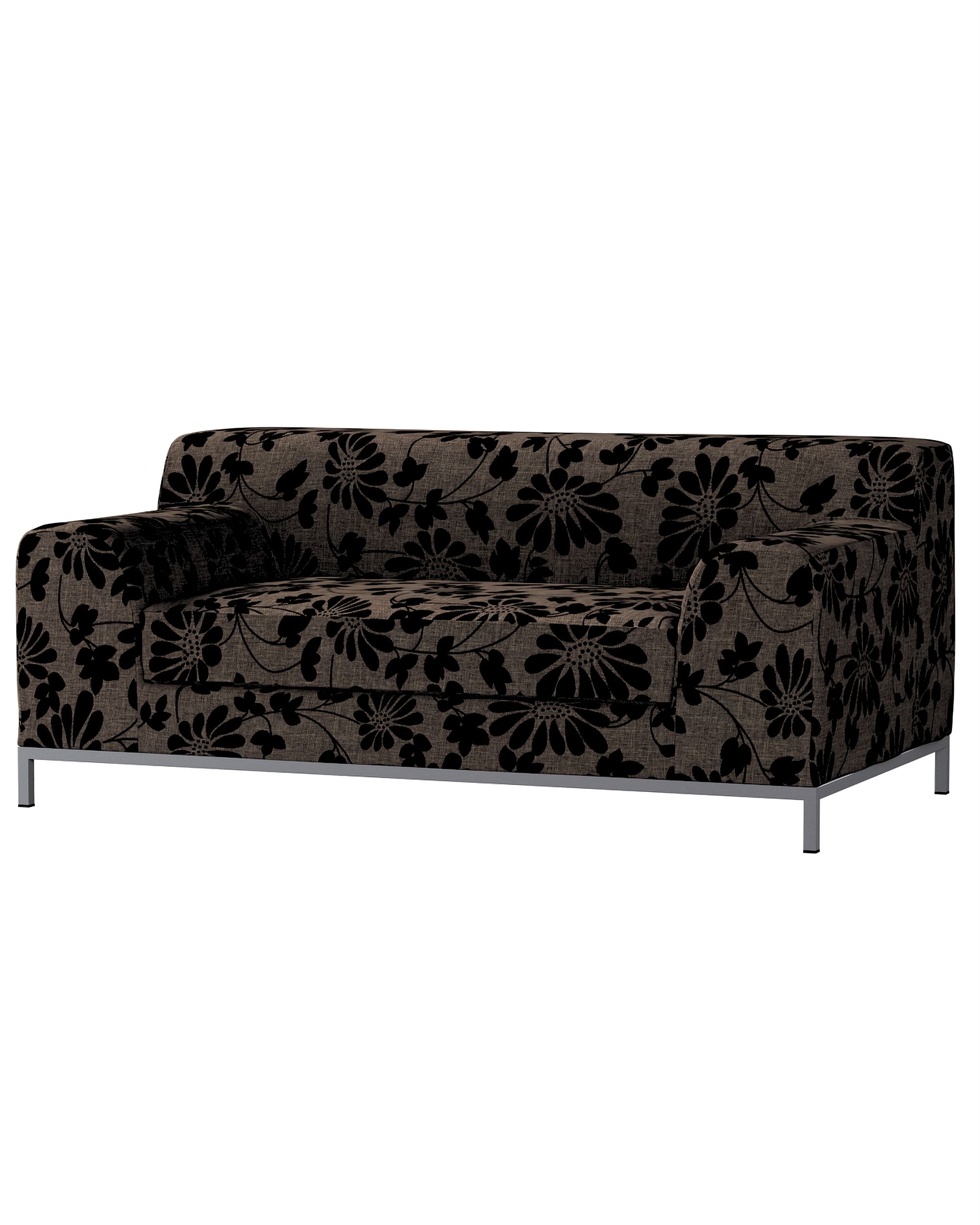 Bezug für Kramfors 2-Sitzer Sofa Farbe braun Stoff strukturiert, gemustert