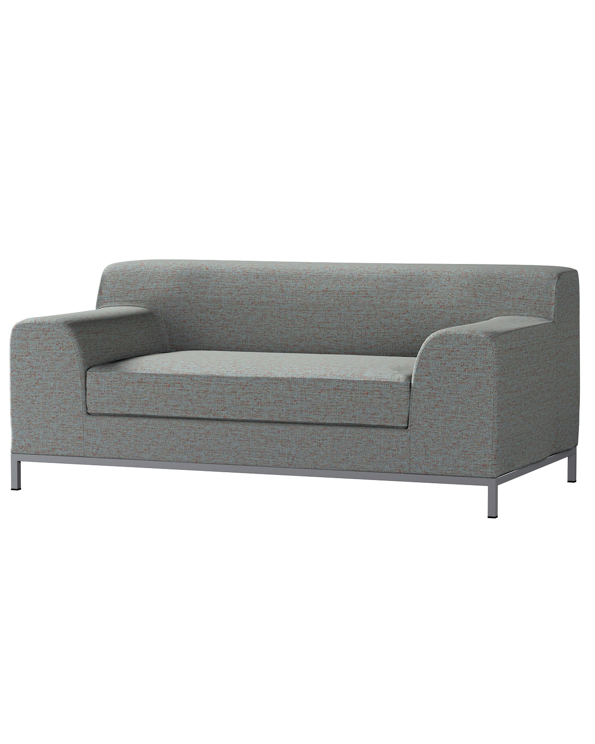 Bezug für Kramfors 2-Sitzer Sofa Farbe blau Stoff strukturiert