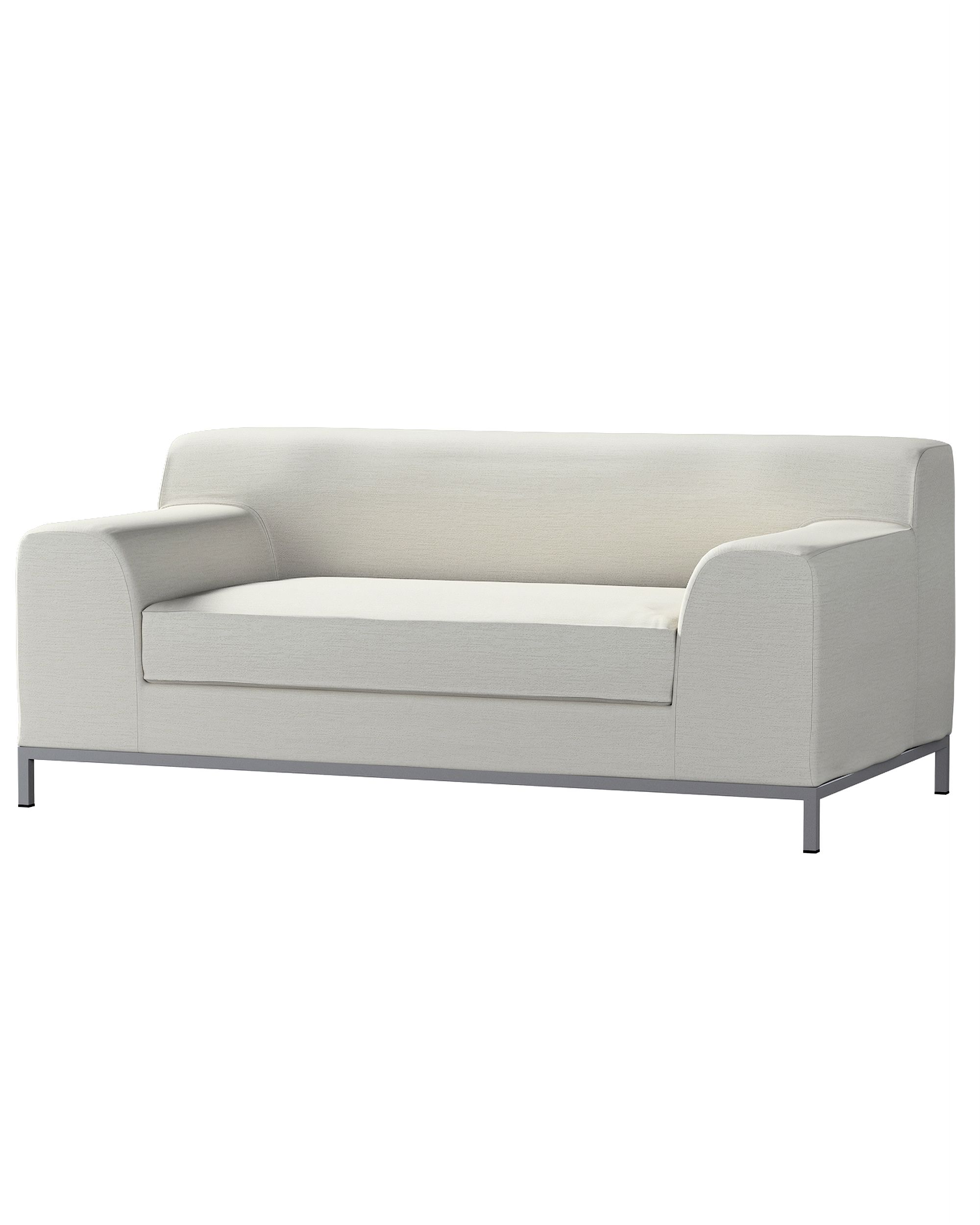 Bezug für Kramfors 2-Sitzer Sofa Farbe grau Stoff glänzend, strukturiert, samt