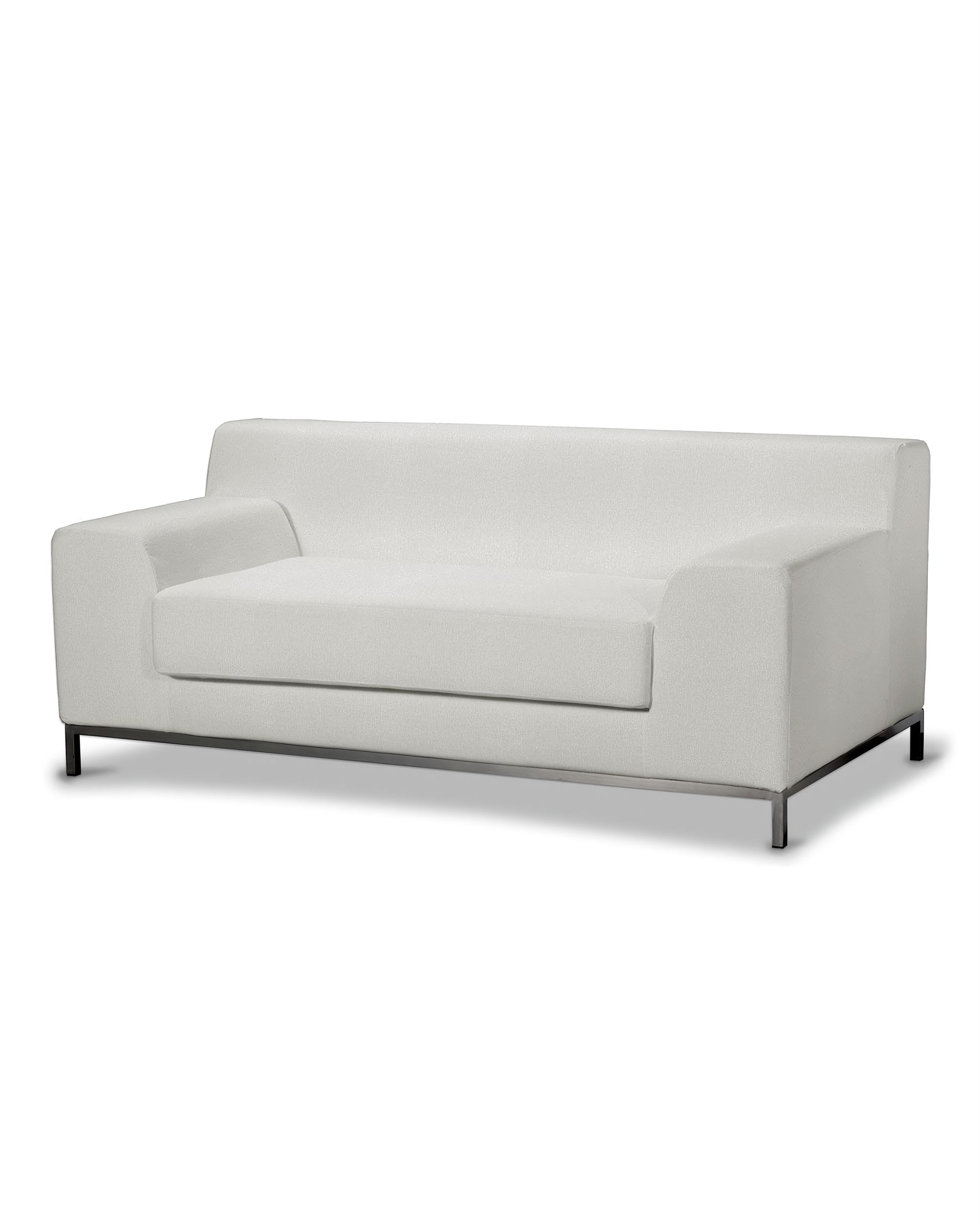 Bezug für Kramfors 2-Sitzer Sofa Farbe creme Stoff strukturiert
