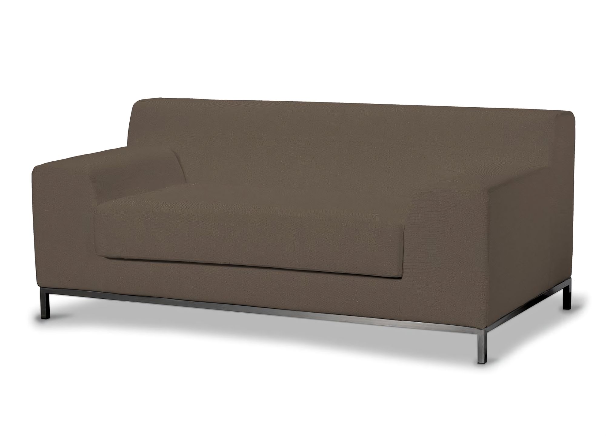 Bezug für Kramfors 2-Sitzer Sofa Farbe braun Stoff strukturiert