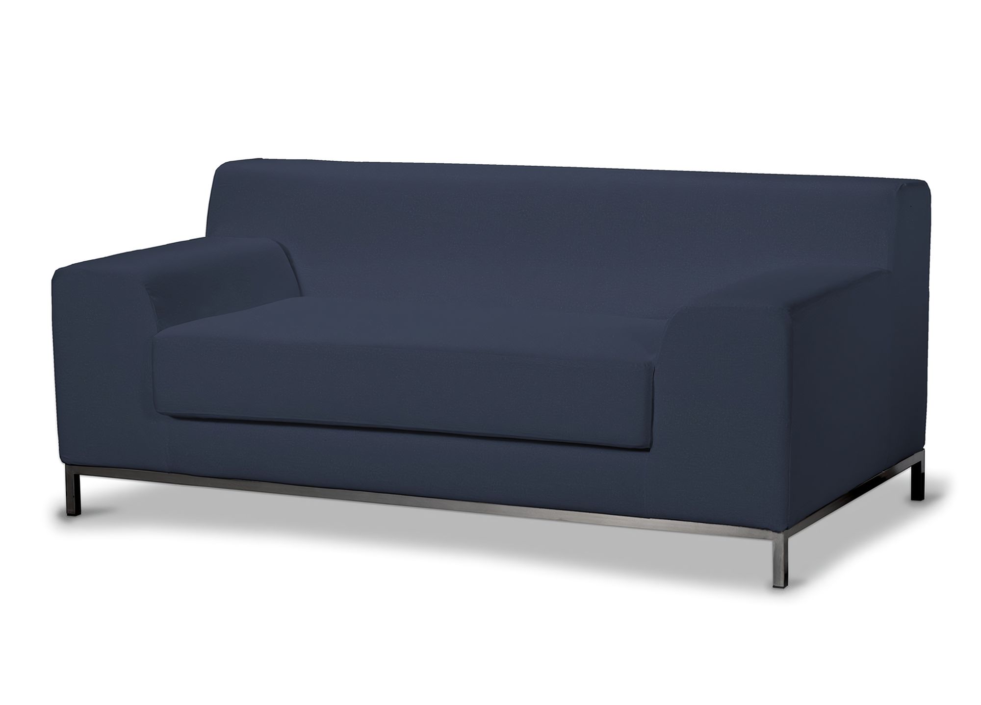 Bezug für Kramfors 2-Sitzer Sofa Farbe dunkelblau Stoff samt