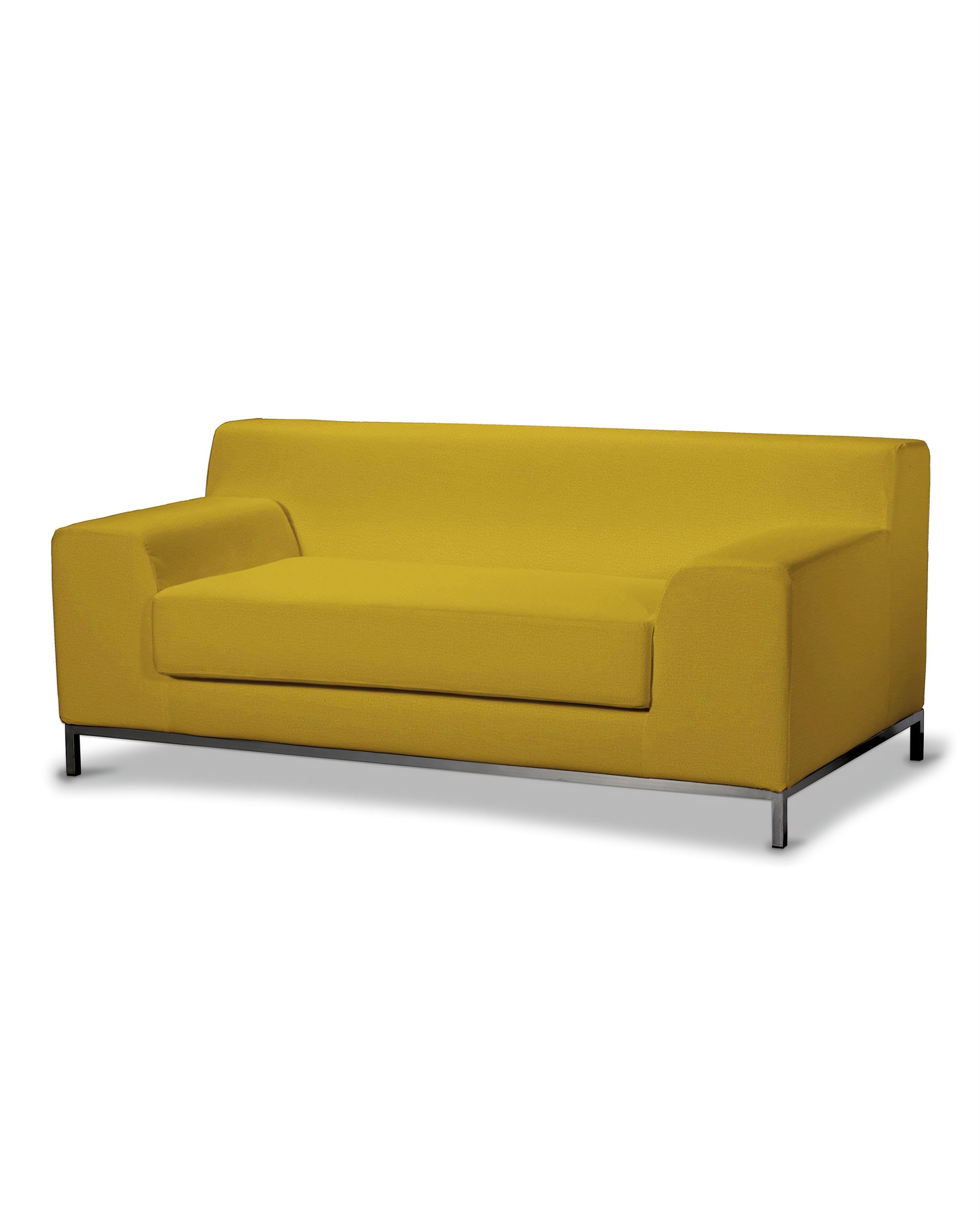 Bezug für Kramfors 2-Sitzer Sofa Farbe gelb Stoff samt