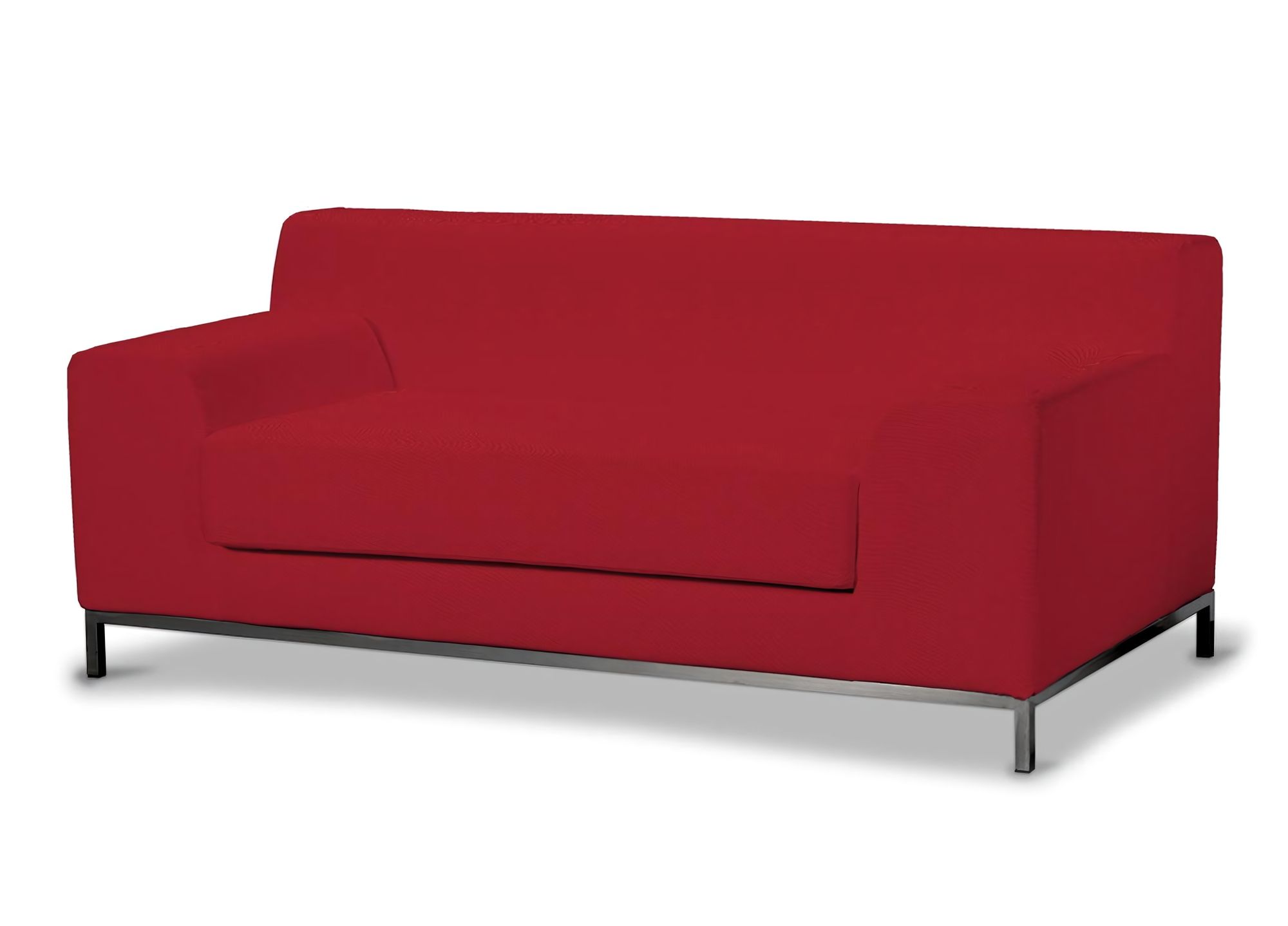 Bezug für Kramfors 2-Sitzer Sofa Farbe rot Stoff strukturiert