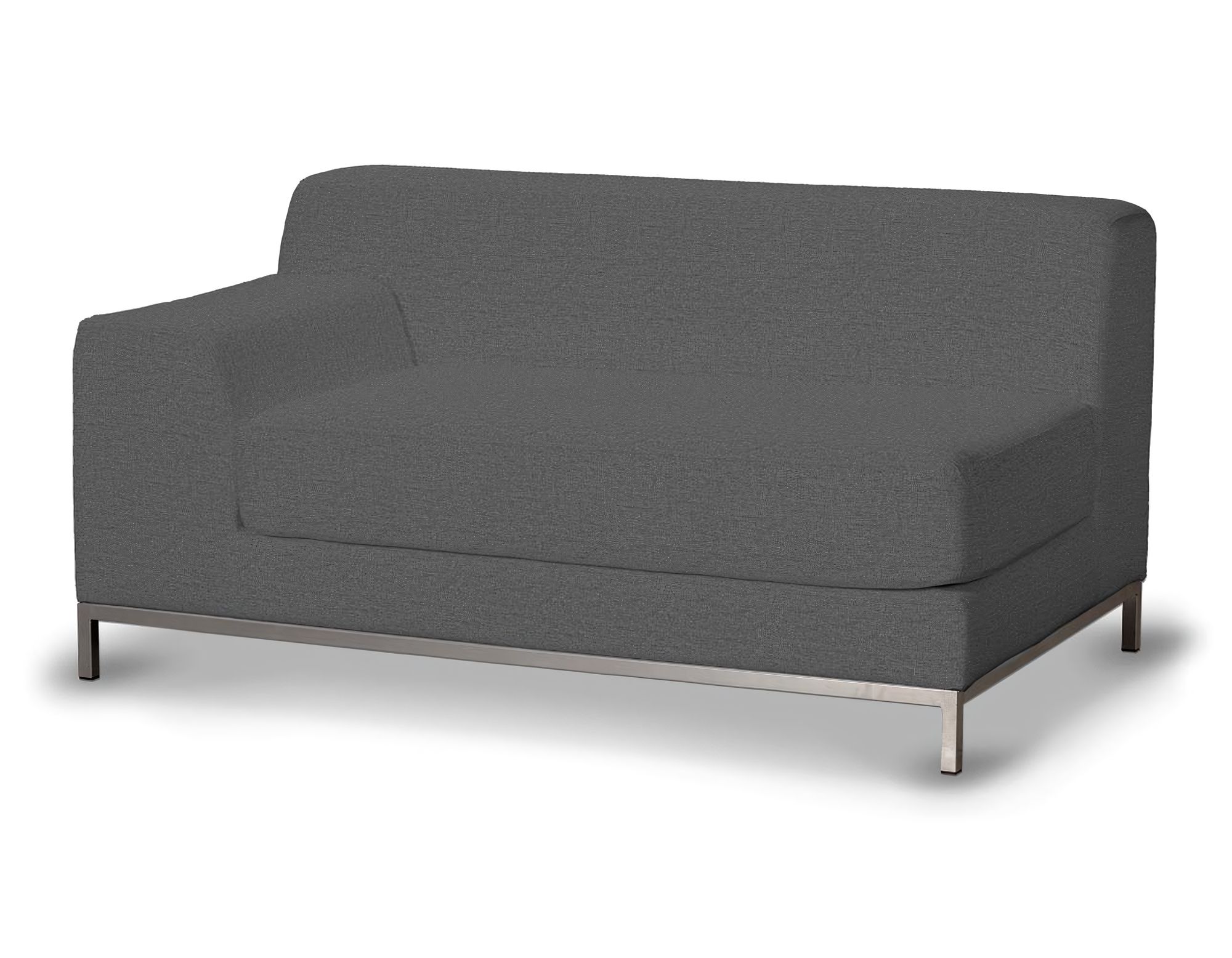 Bezug für Kramfors 2-Sitzer Sofa, Lehne links Farbe grau Stoff strukturiert