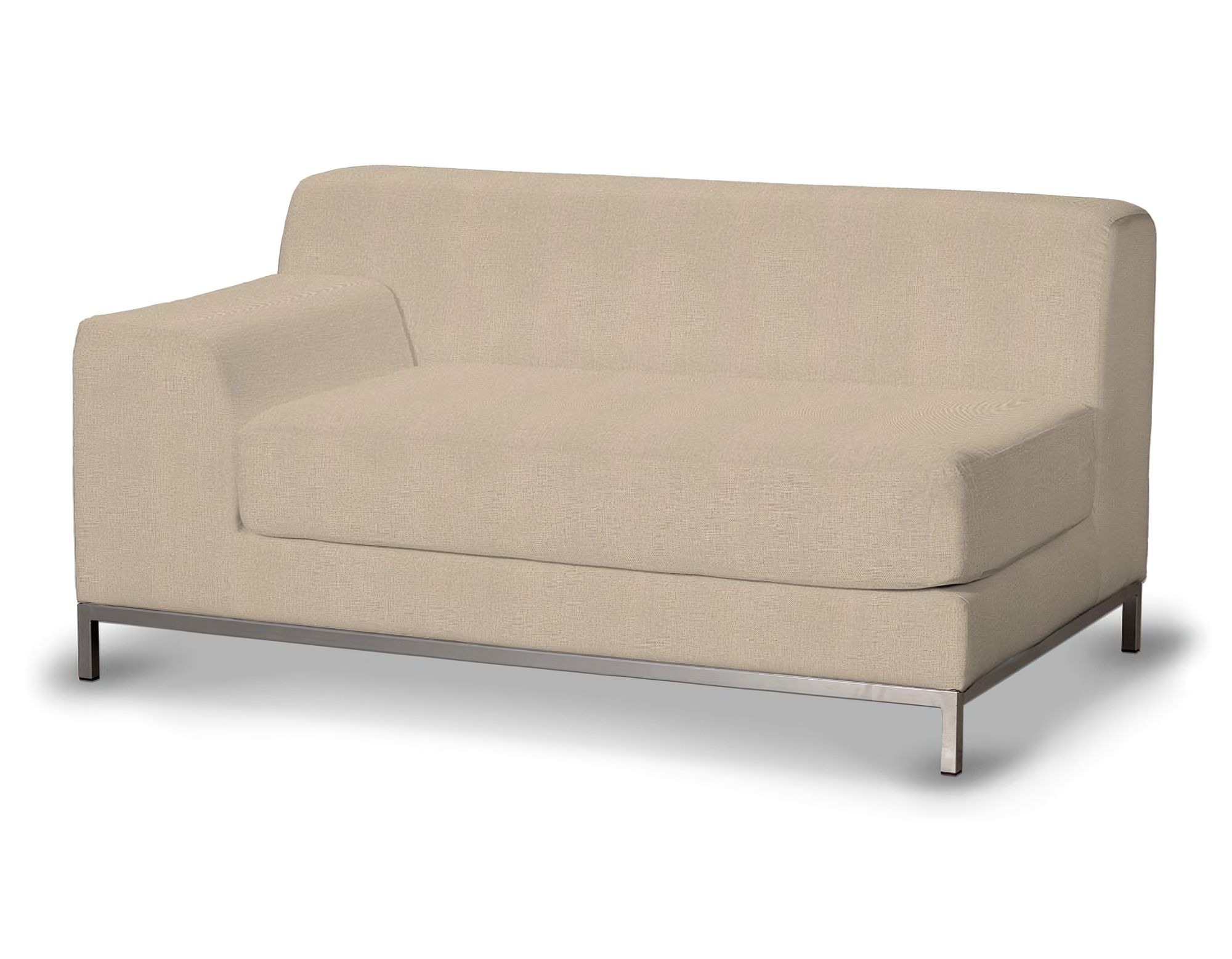 Bezug für Kramfors 2-Sitzer Sofa, Lehne links Farbe beige Stoff strukturiert