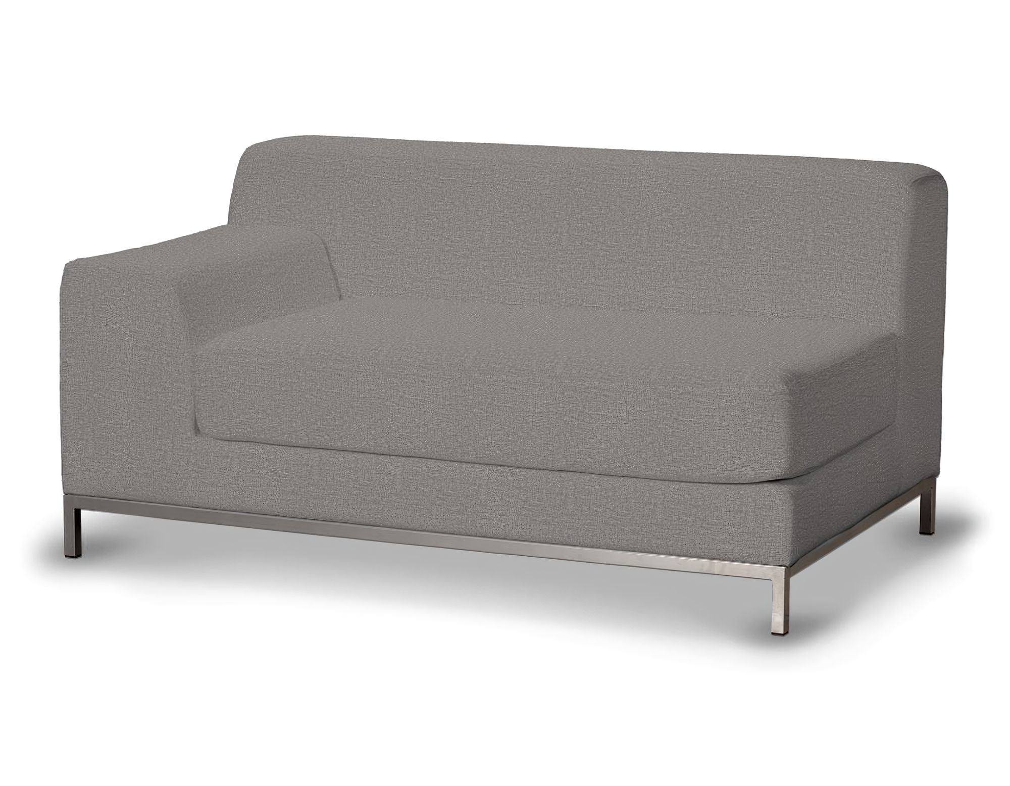 Bezug für Kramfors 2-Sitzer Sofa, Lehne links Farbe grau Stoff strukturiert