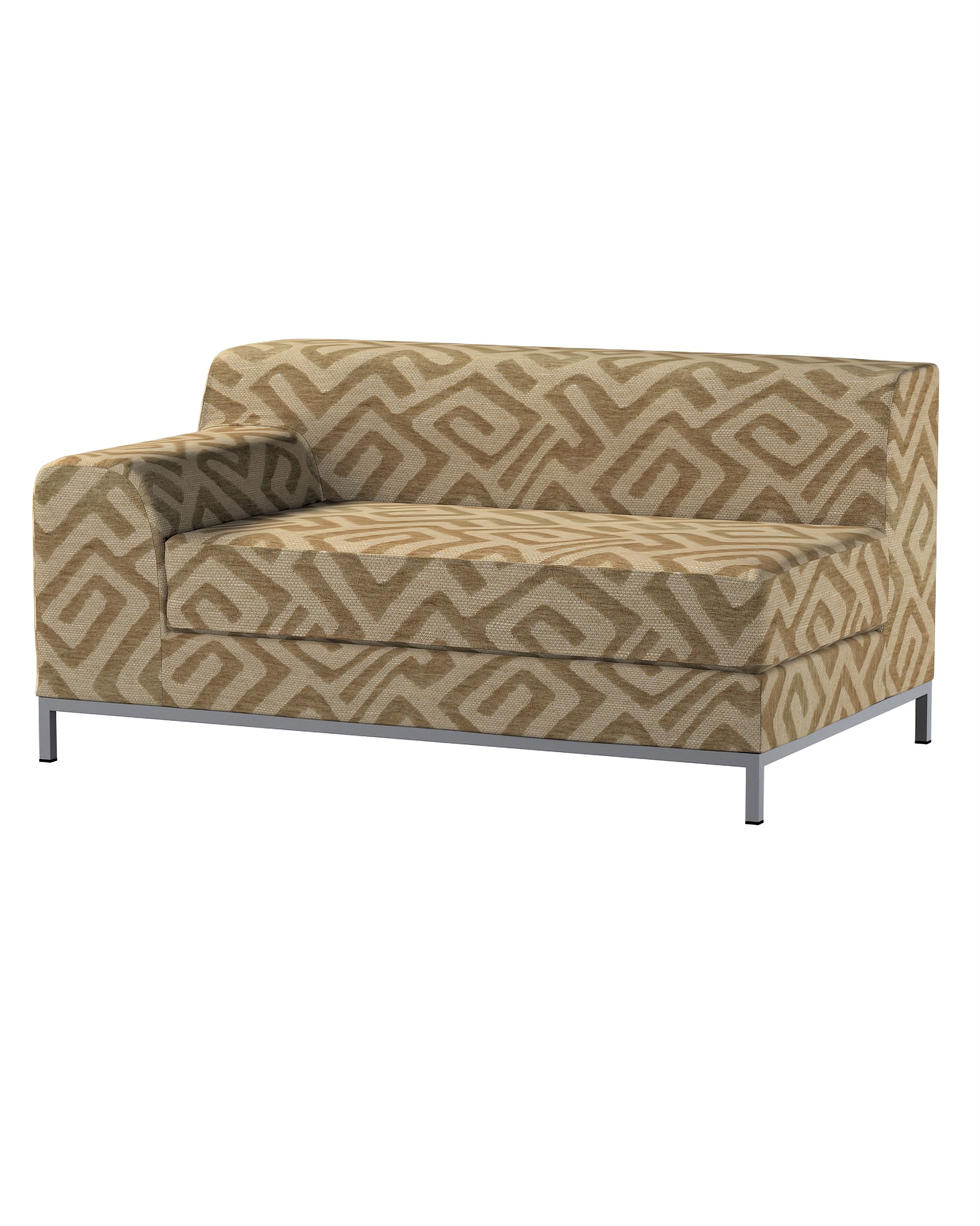 Bezug für Kramfors 2-Sitzer Sofa, Lehne links Farbe beige Stoff strukturiert, gemustert