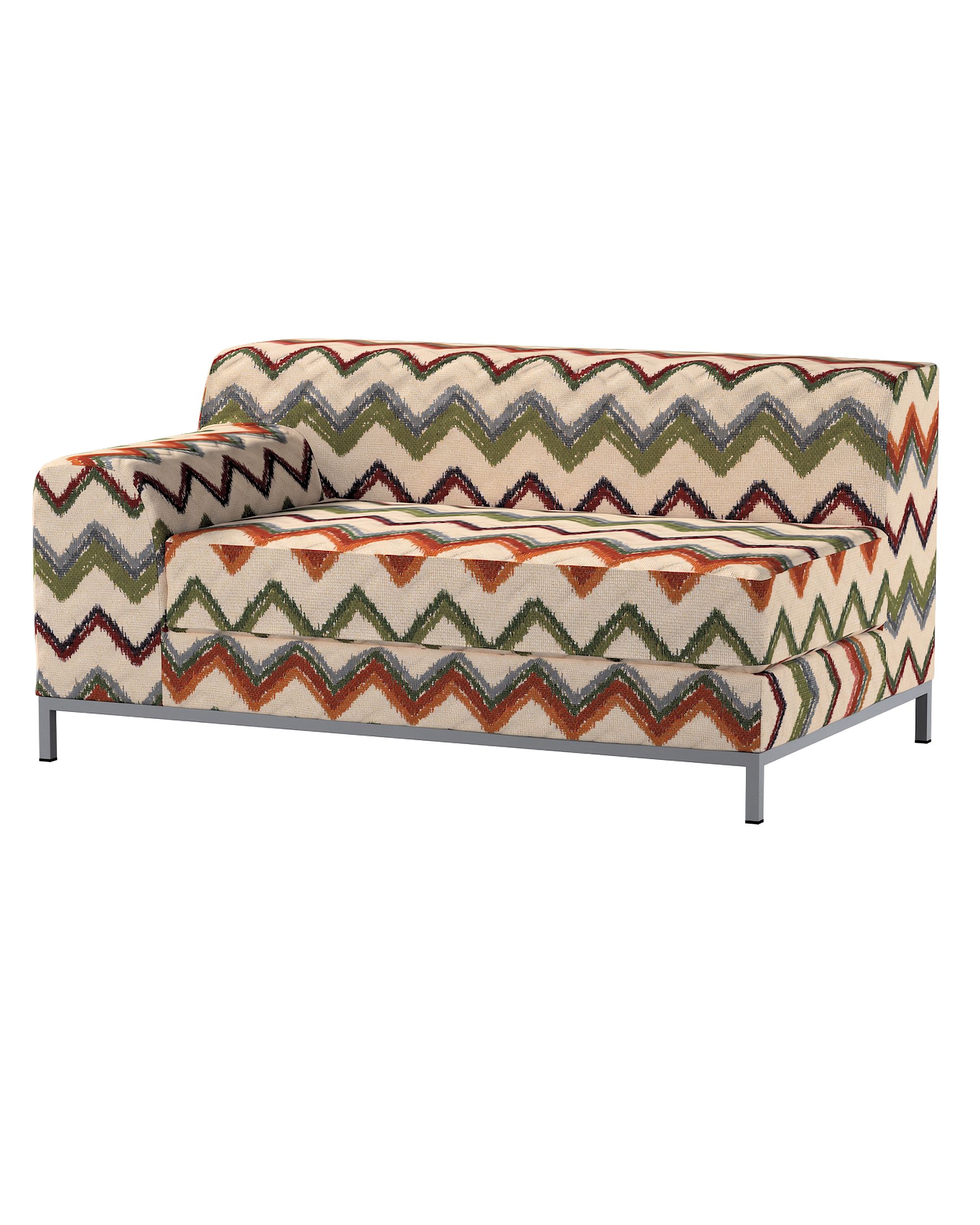 Bezug für Kramfors 2-Sitzer Sofa, Lehne links Farbe bunt Stoff strukturiert, gemustert