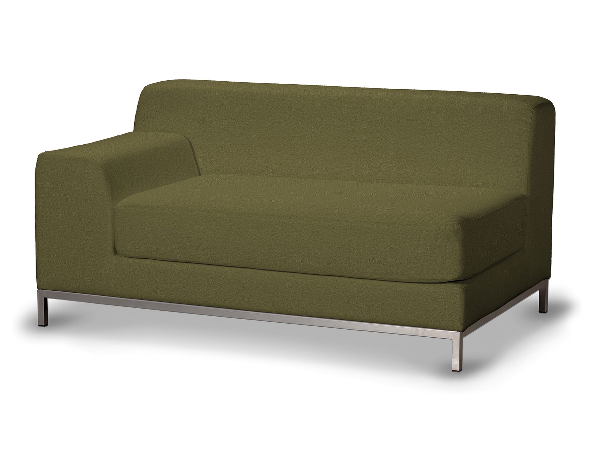 Bezug für Kramfors 2-Sitzer Sofa, Lehne links Farbe grün Stoff strukturiert
