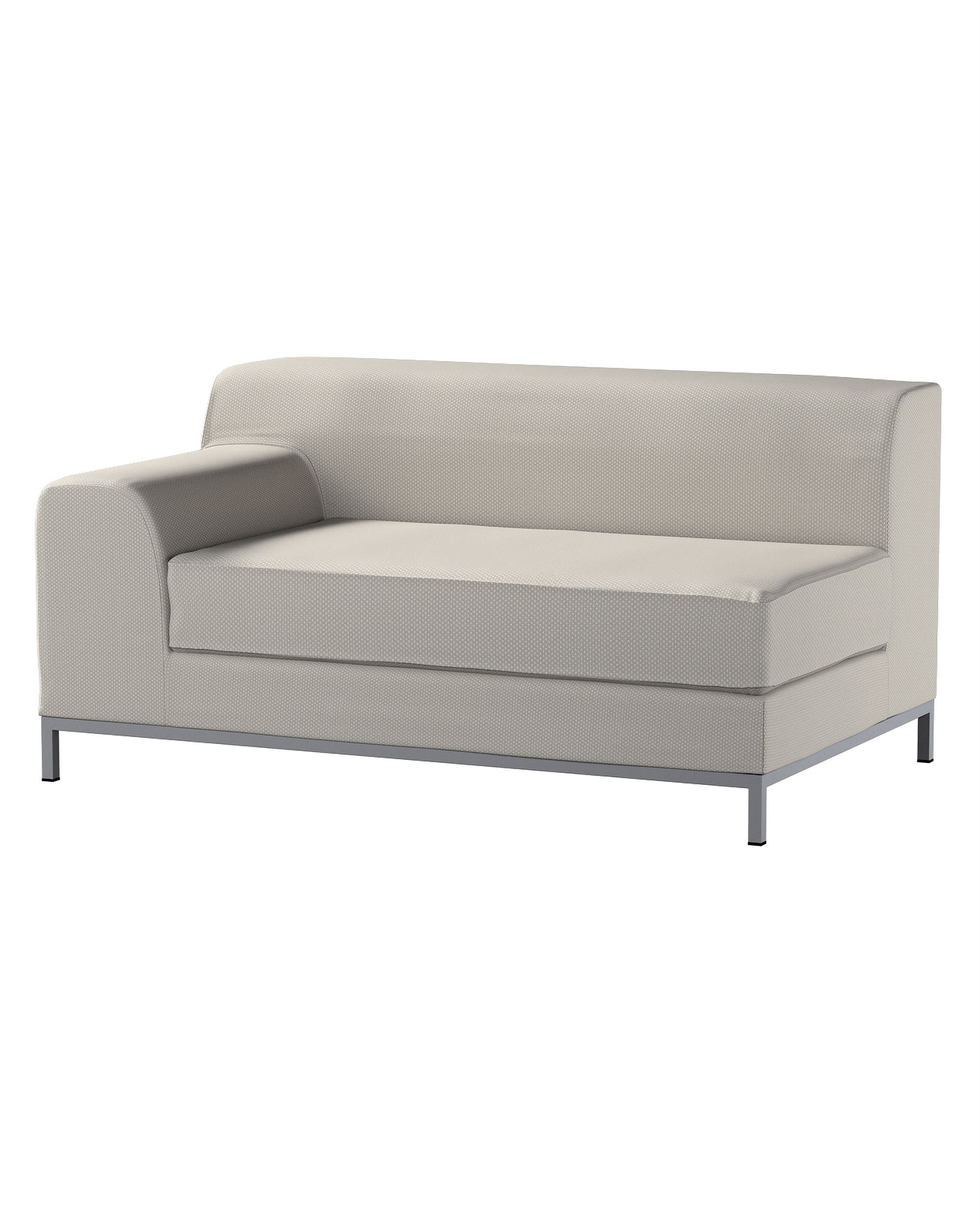 Bezug für Kramfors 2-Sitzer Sofa, Lehne links Farbe grau Stoff strukturiert