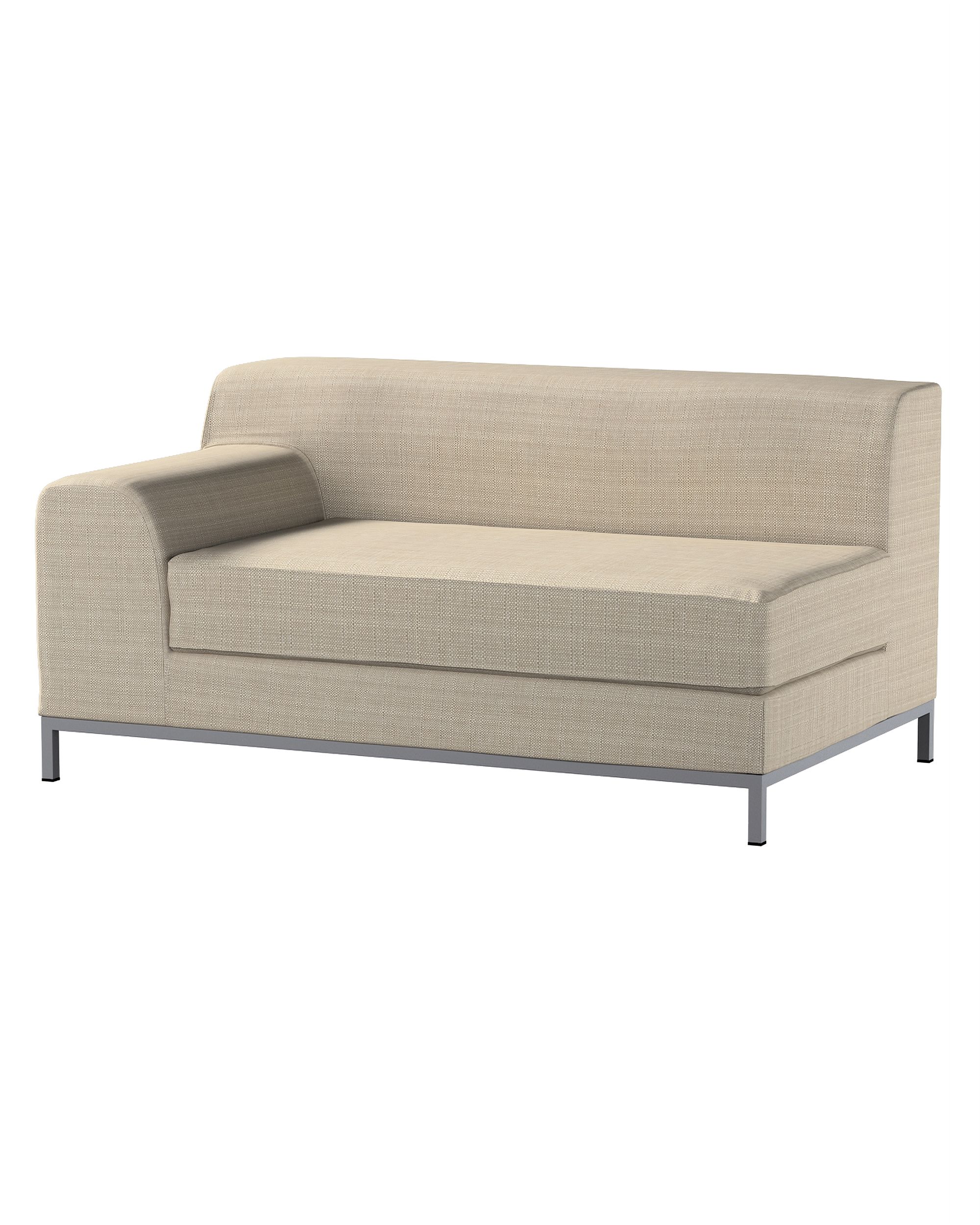 Bezug für Kramfors 2-Sitzer Sofa, Lehne links Farbe beige Stoff strukturiert