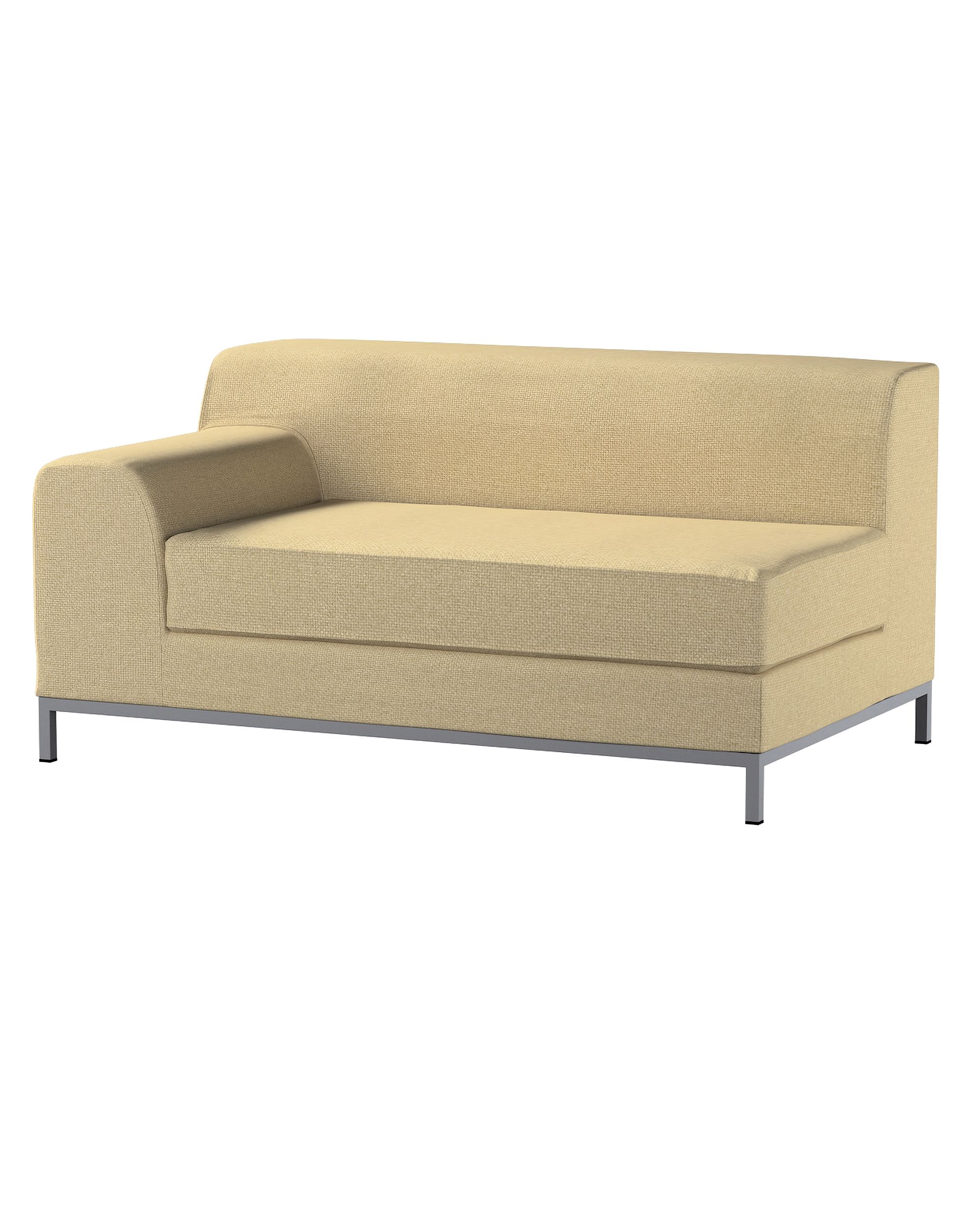 Bezug für Kramfors 2-Sitzer Sofa, Lehne links Farbe grün Stoff strukturiert