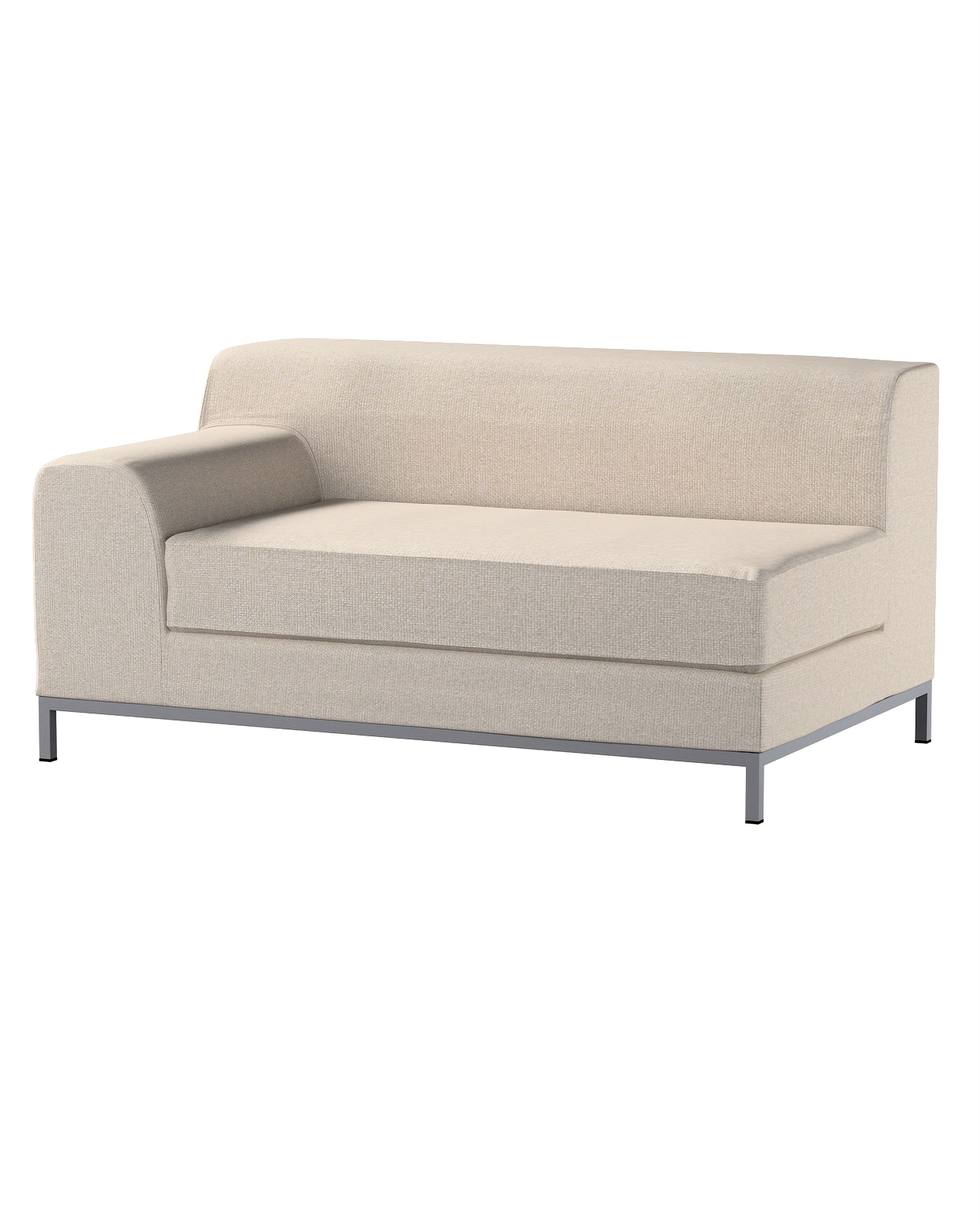 Bezug für Kramfors 2-Sitzer Sofa, Lehne links Farbe grau Stoff strukturiert