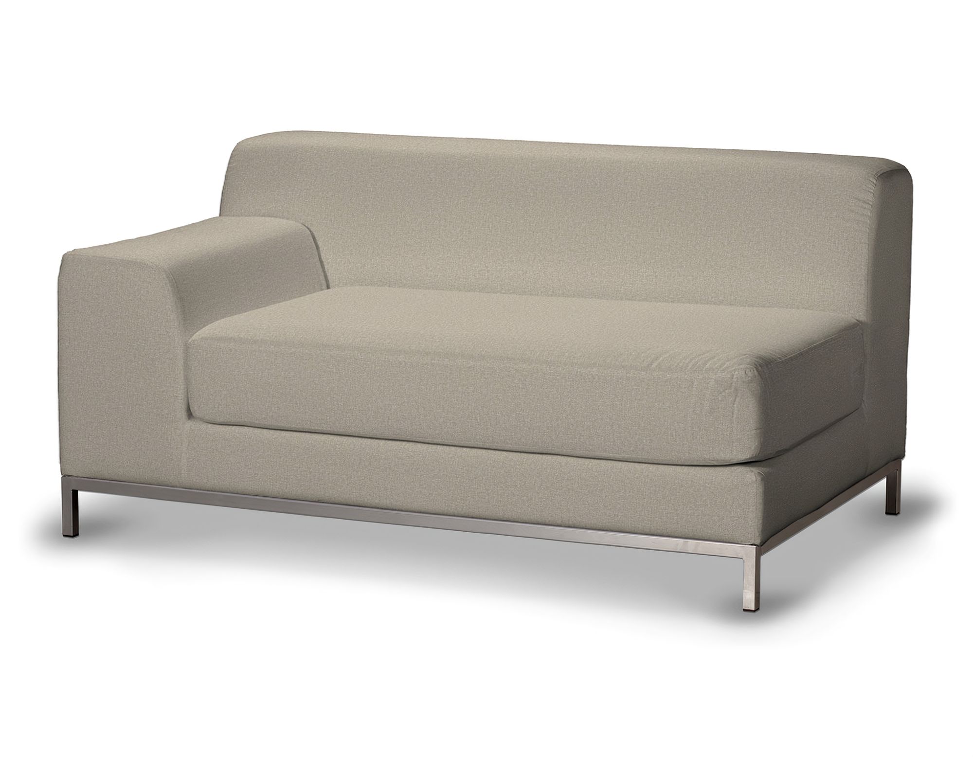 Bezug für Kramfors 2-Sitzer Sofa, Lehne links Farbe beige Stoff strukturiert