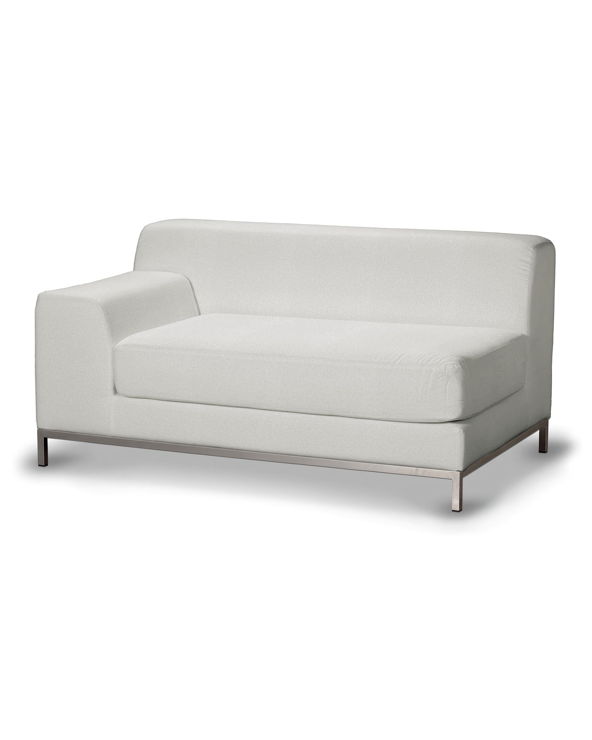 Bezug für Kramfors 2-Sitzer Sofa, Lehne links Farbe creme Stoff strukturiert
