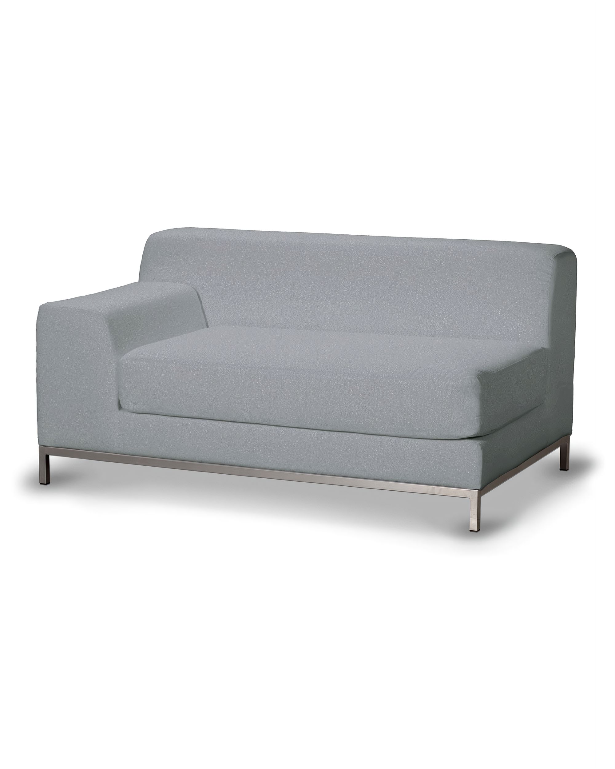 Bezug für Kramfors 2-Sitzer Sofa, Lehne links Farbe grau Stoff strukturiert