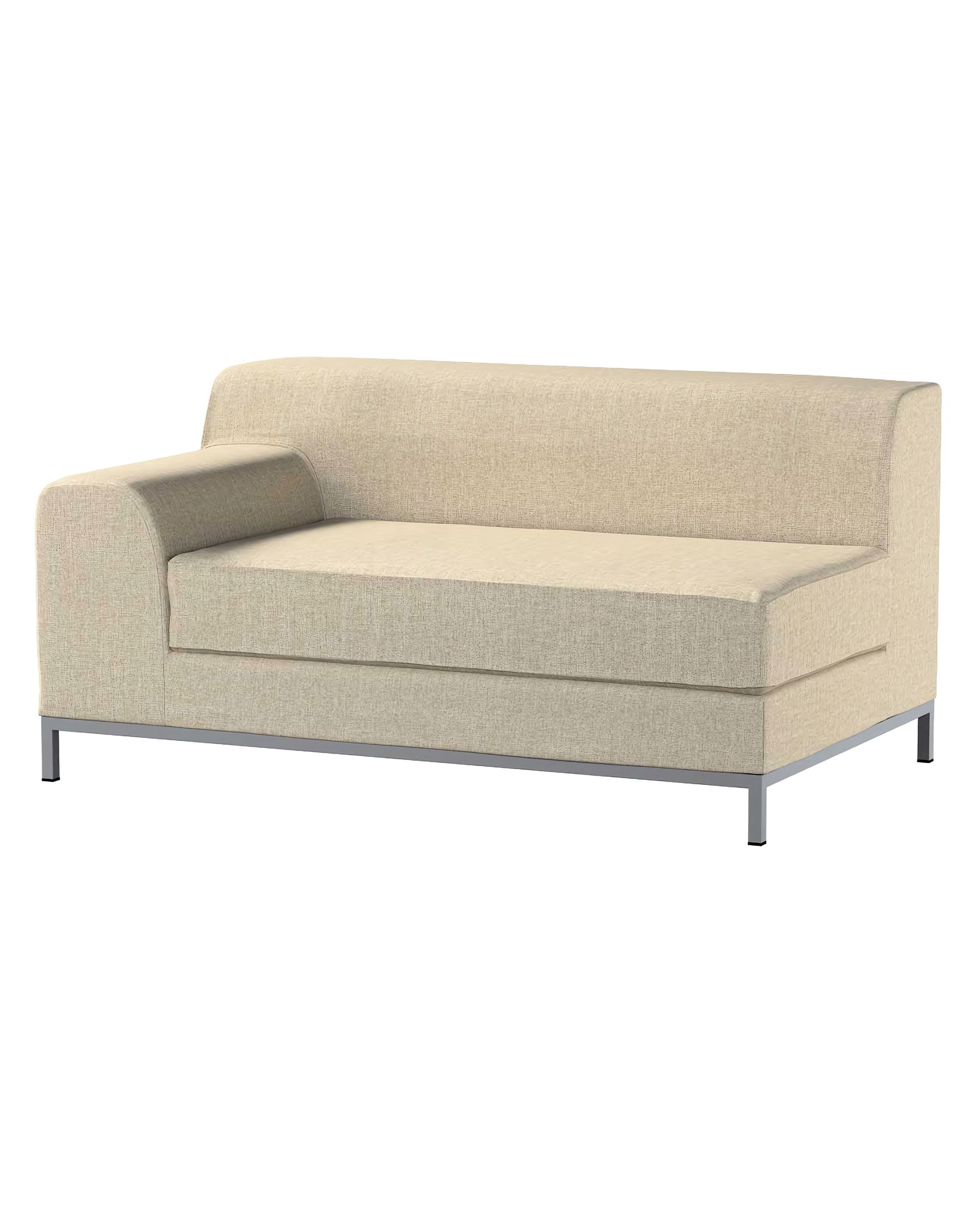 Bezug für Kramfors 2-Sitzer Sofa, Lehne links Farbe beige Stoff strukturiert