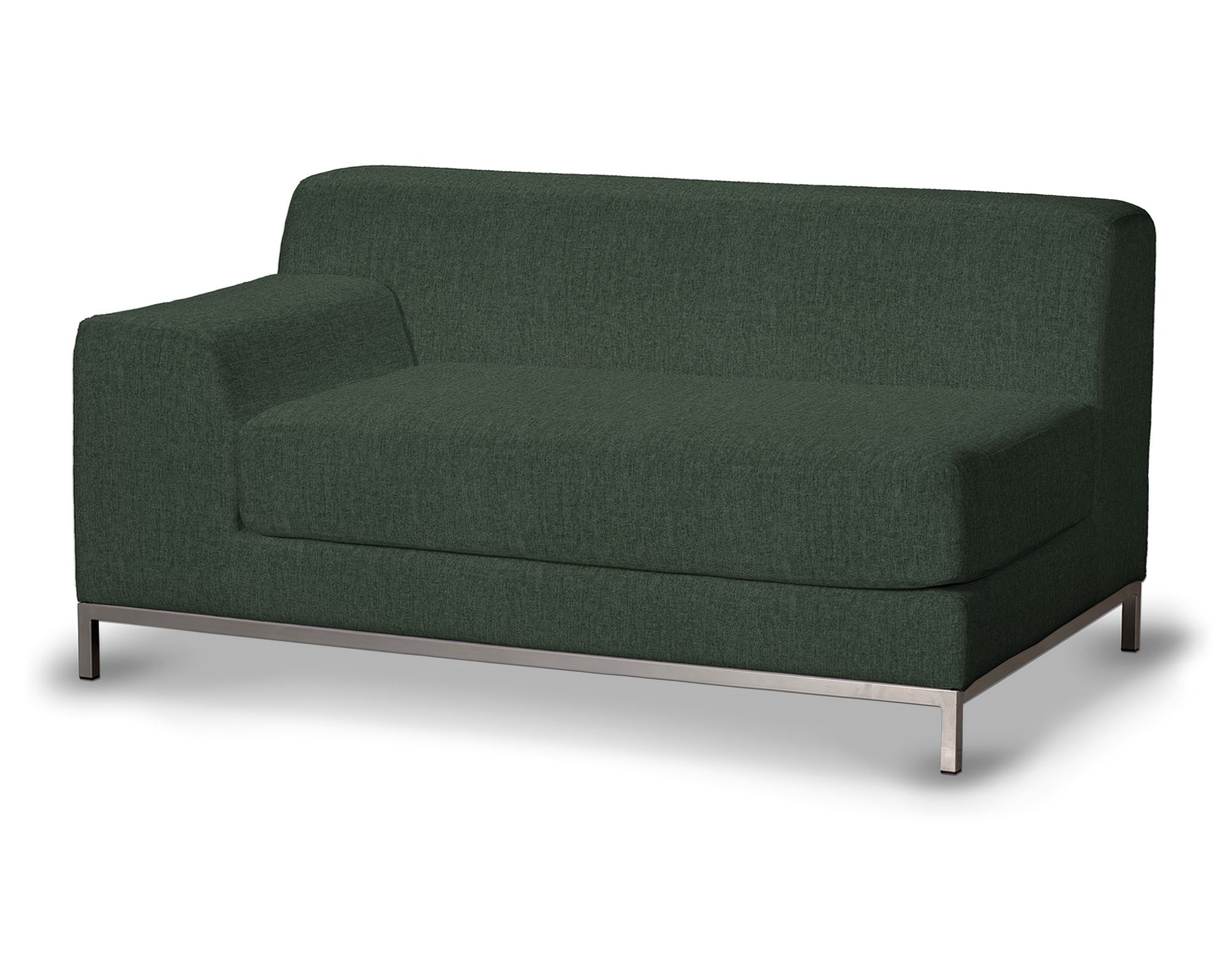 Bezug für Kramfors 2-Sitzer Sofa, Lehne links Farbe grün Stoff strukturiert