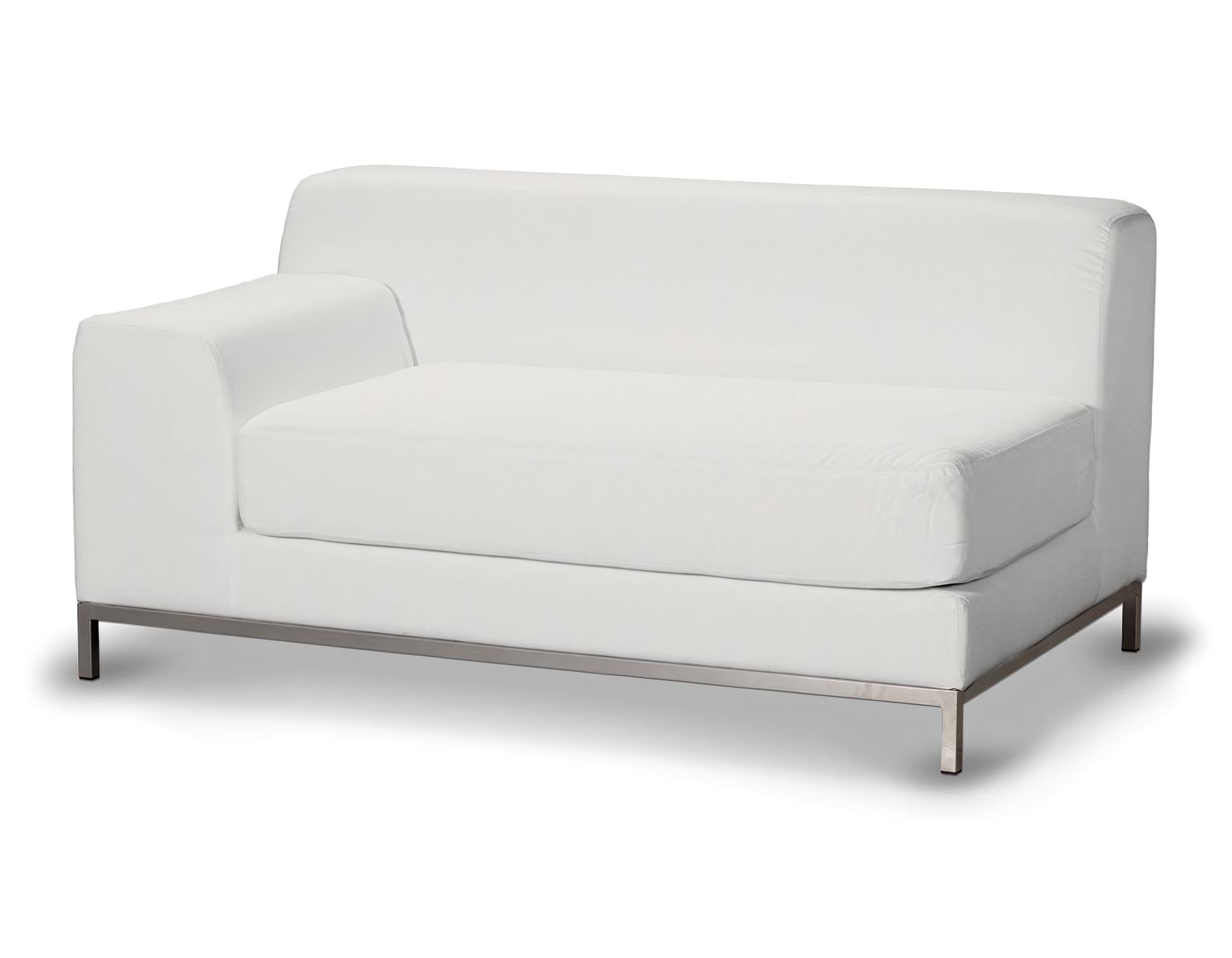 Bezug für Kramfors 2-Sitzer Sofa, Lehne links Farbe beige Stoff strukturiert