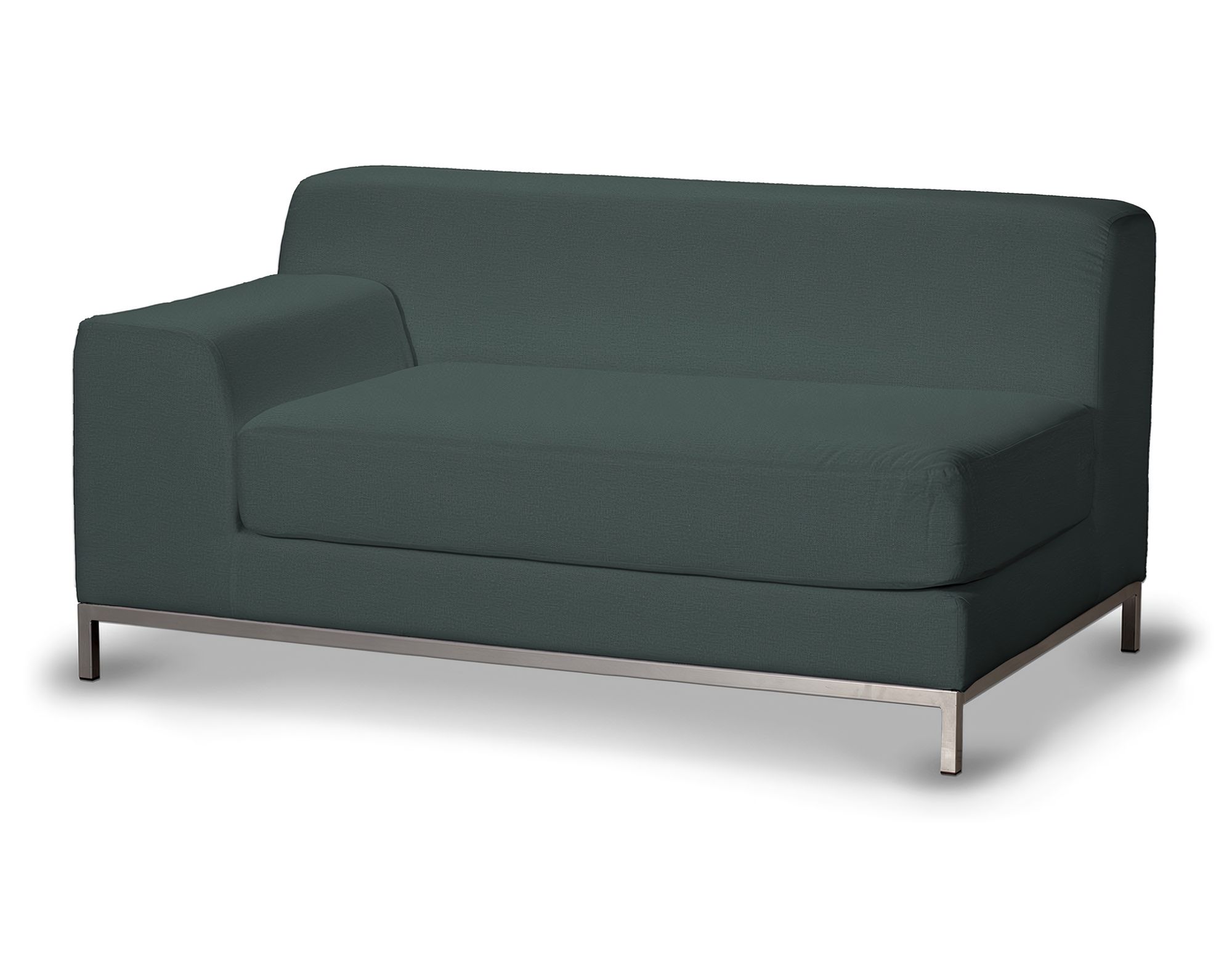 Bezug für Kramfors 2-Sitzer Sofa, Lehne links Farbe grün Stoff samt