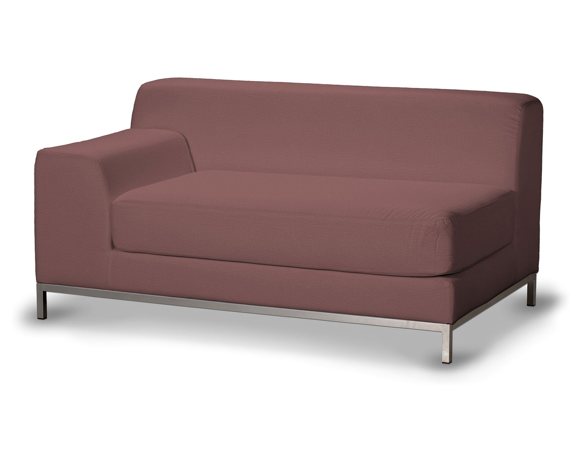 Bezug für Kramfors 2-Sitzer Sofa, Lehne links Farbe violett Stoff samt