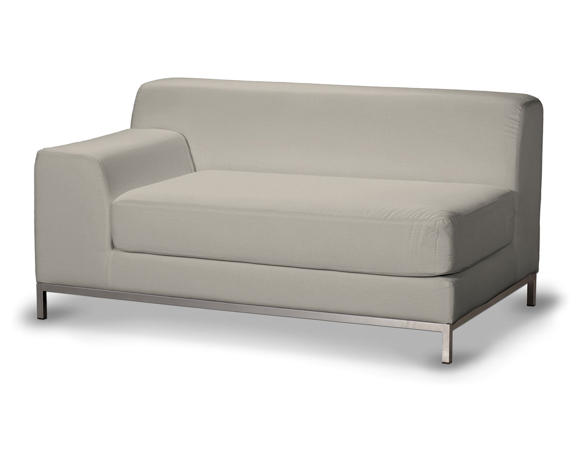 Bezug für Kramfors 2-Sitzer Sofa, Lehne links Farbe grau Stoff samt