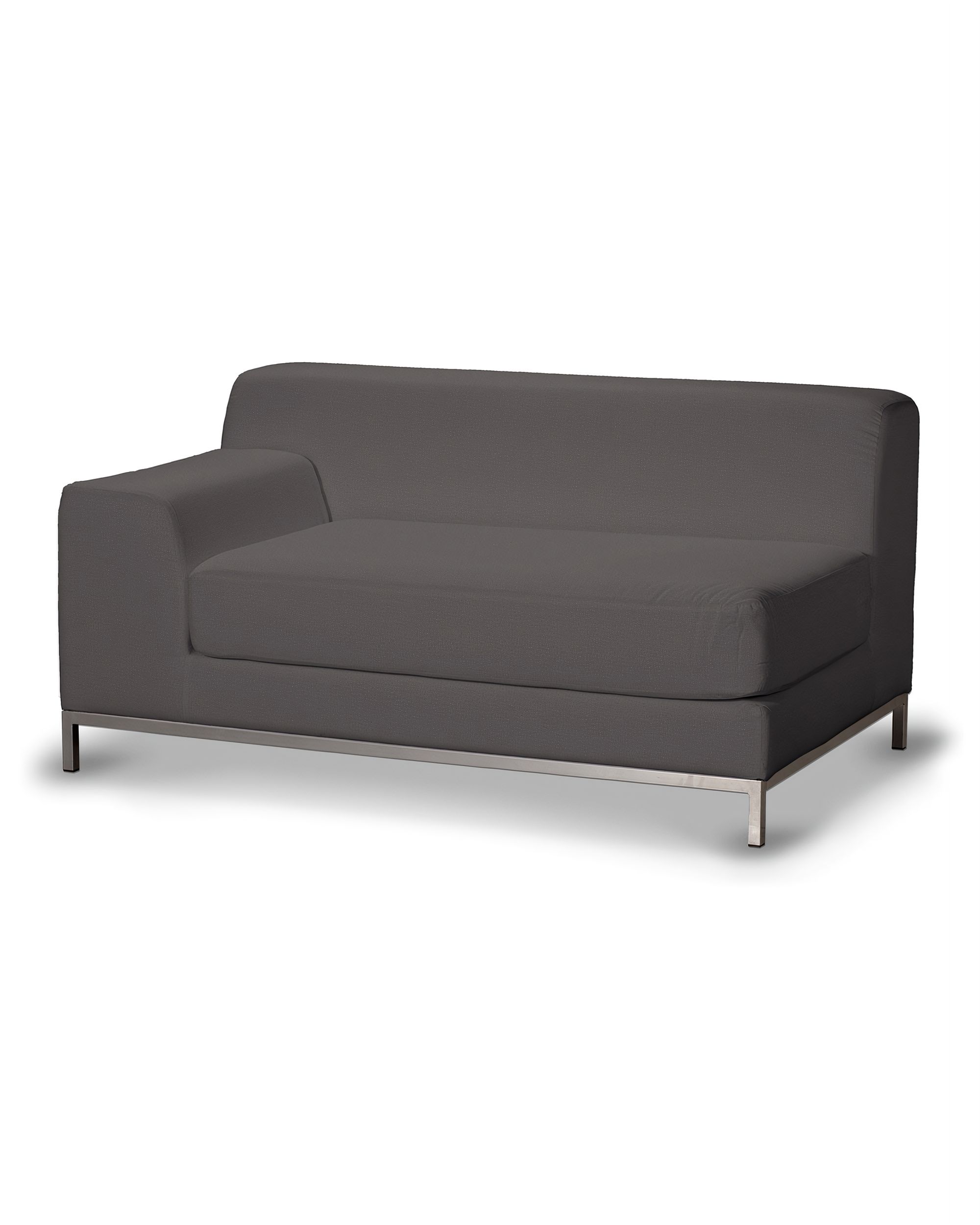 Bezug für Kramfors 2-Sitzer Sofa, Lehne links Farbe braun Stoff samt