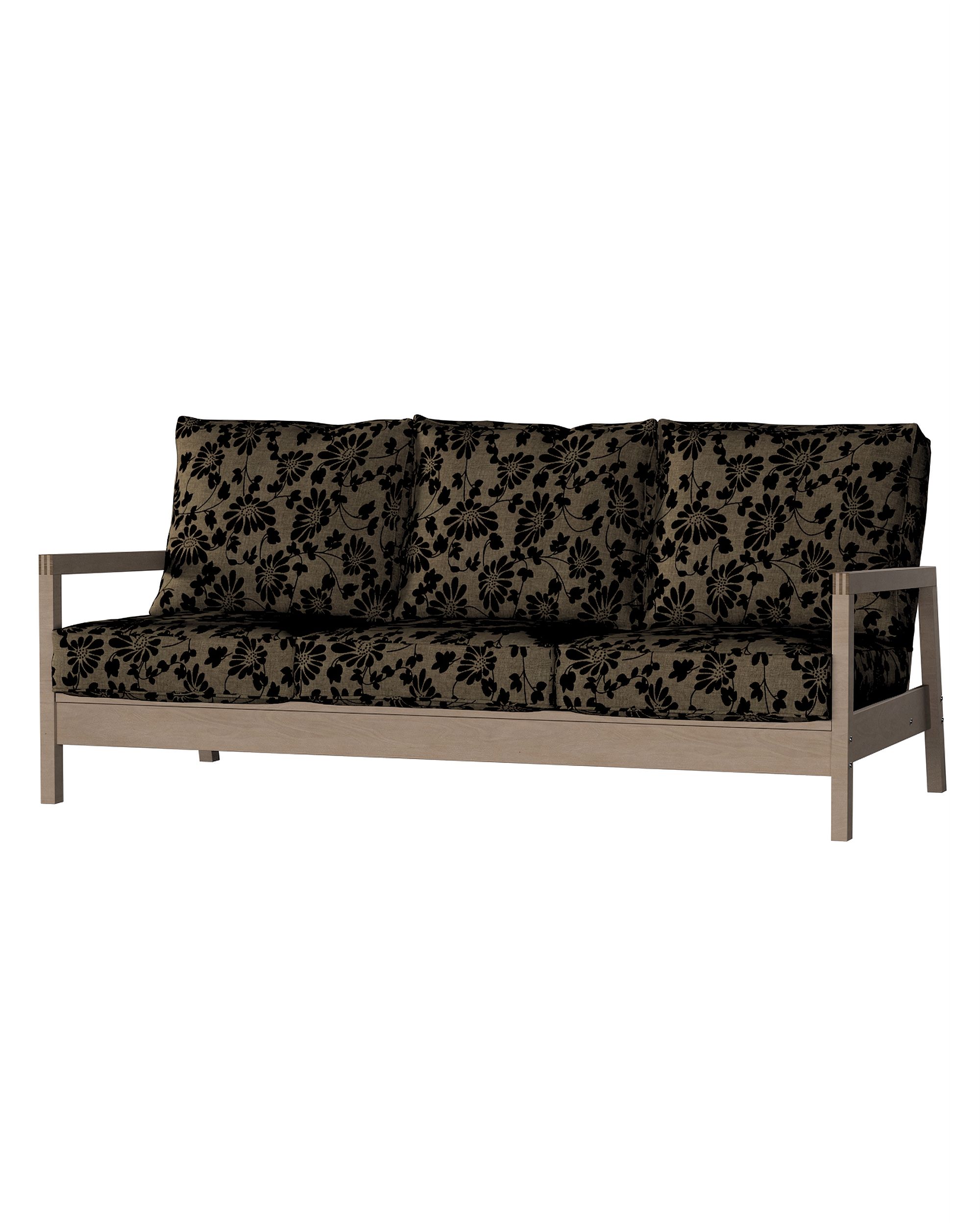 Bezug für Lillberg 3-Sitzer Sofa Farbe beige Stoff strukturiert, gemustert