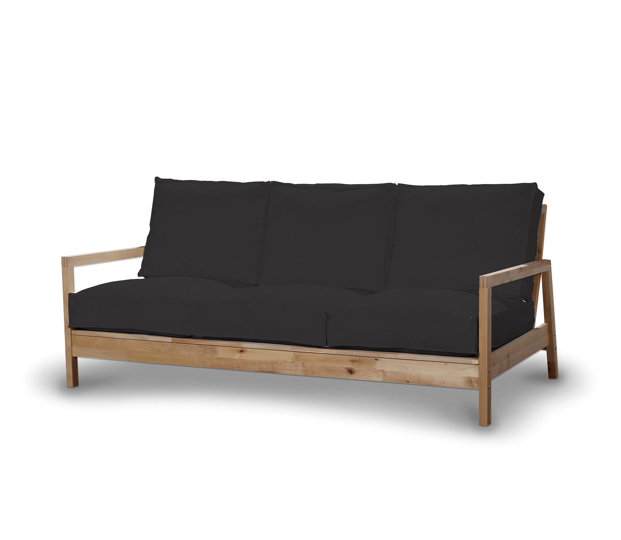 Bezug für Lillberg 3-Sitzer Sofa Farbe grau