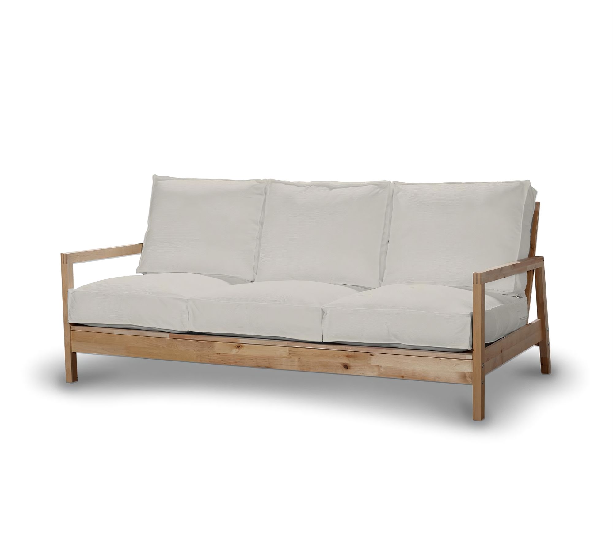 Bezug für Lillberg 3-Sitzer Sofa Farbe grau