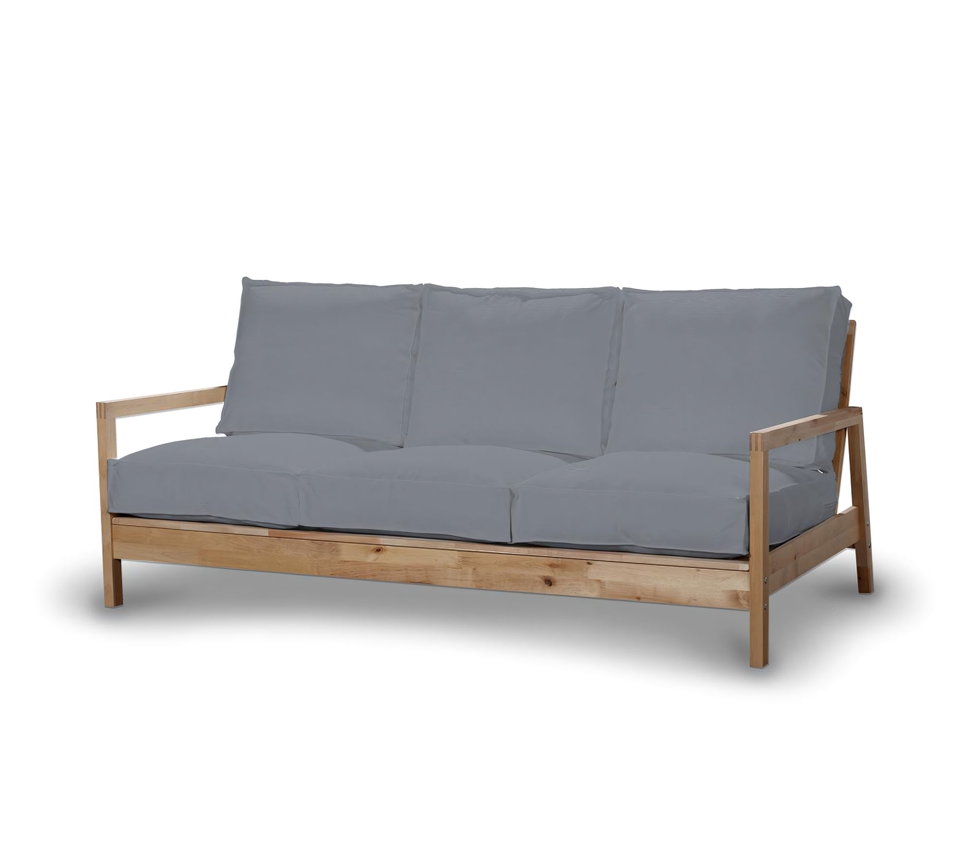 Bezug für Lillberg 3-Sitzer Sofa Farbe grau