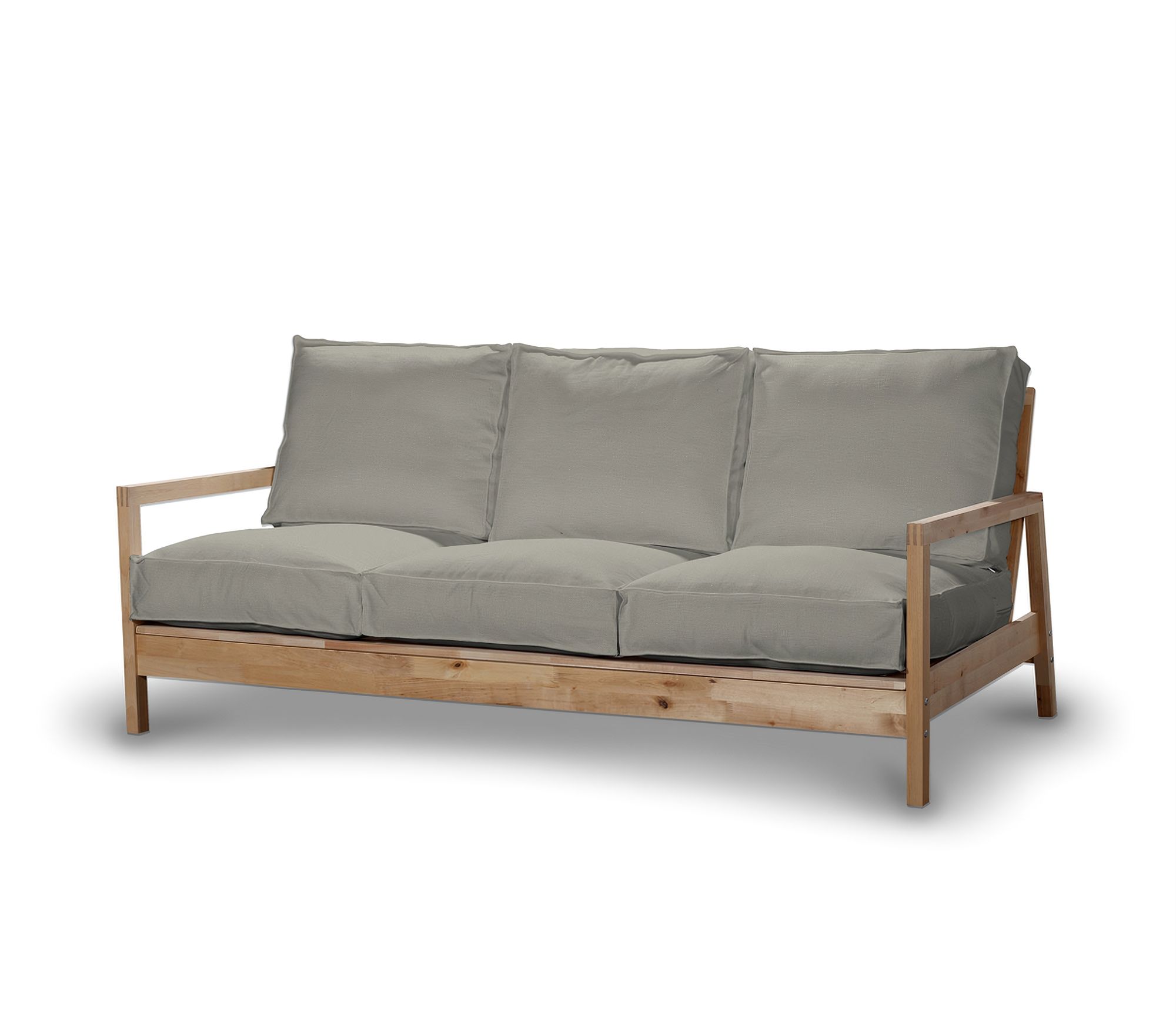 Bezug für Lillberg 3-Sitzer Sofa Farbe grün Stoff samt