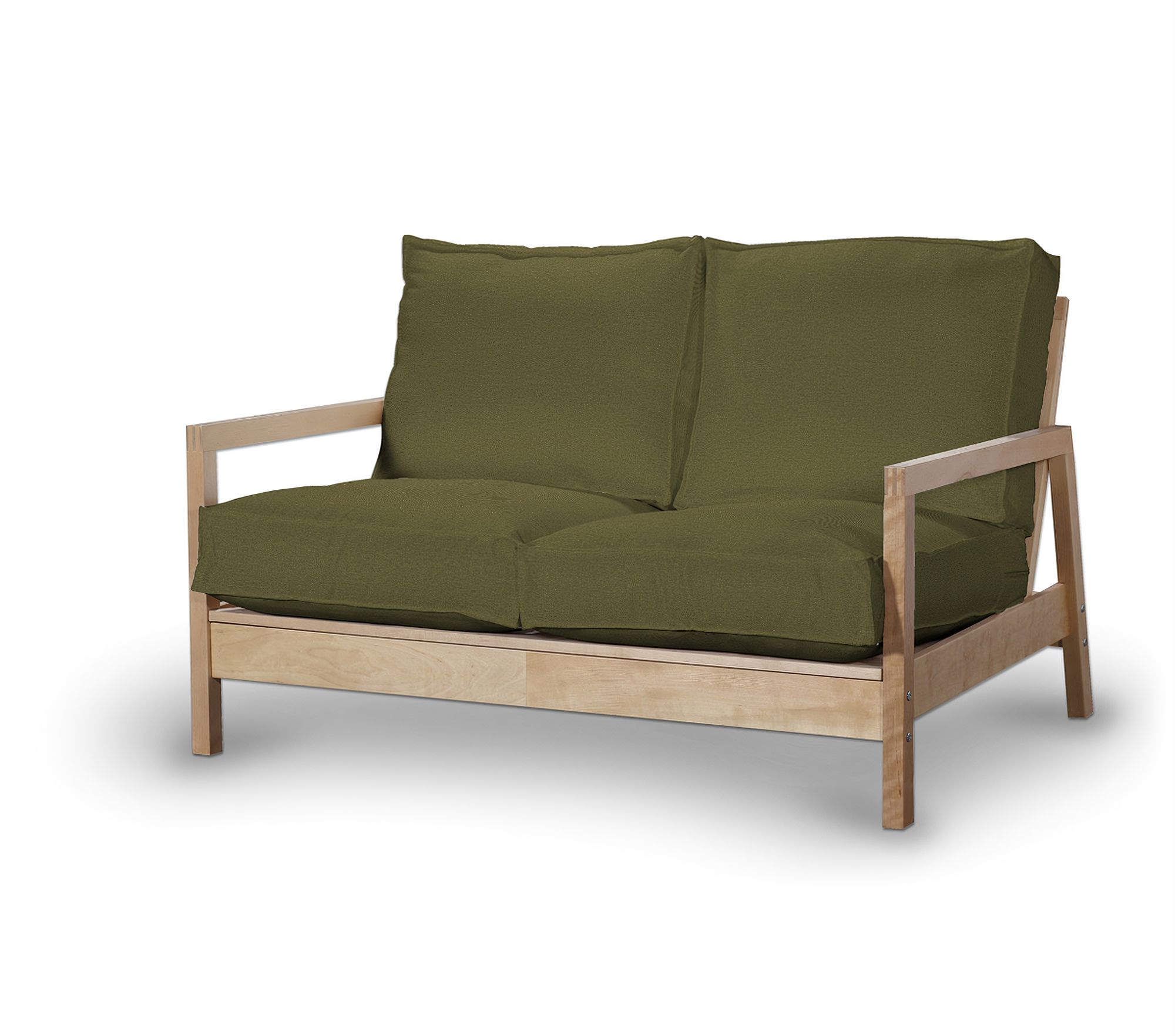 Bezug für Lillberg 2-Sitzer Sofa Farbe grün Stoff strukturiert