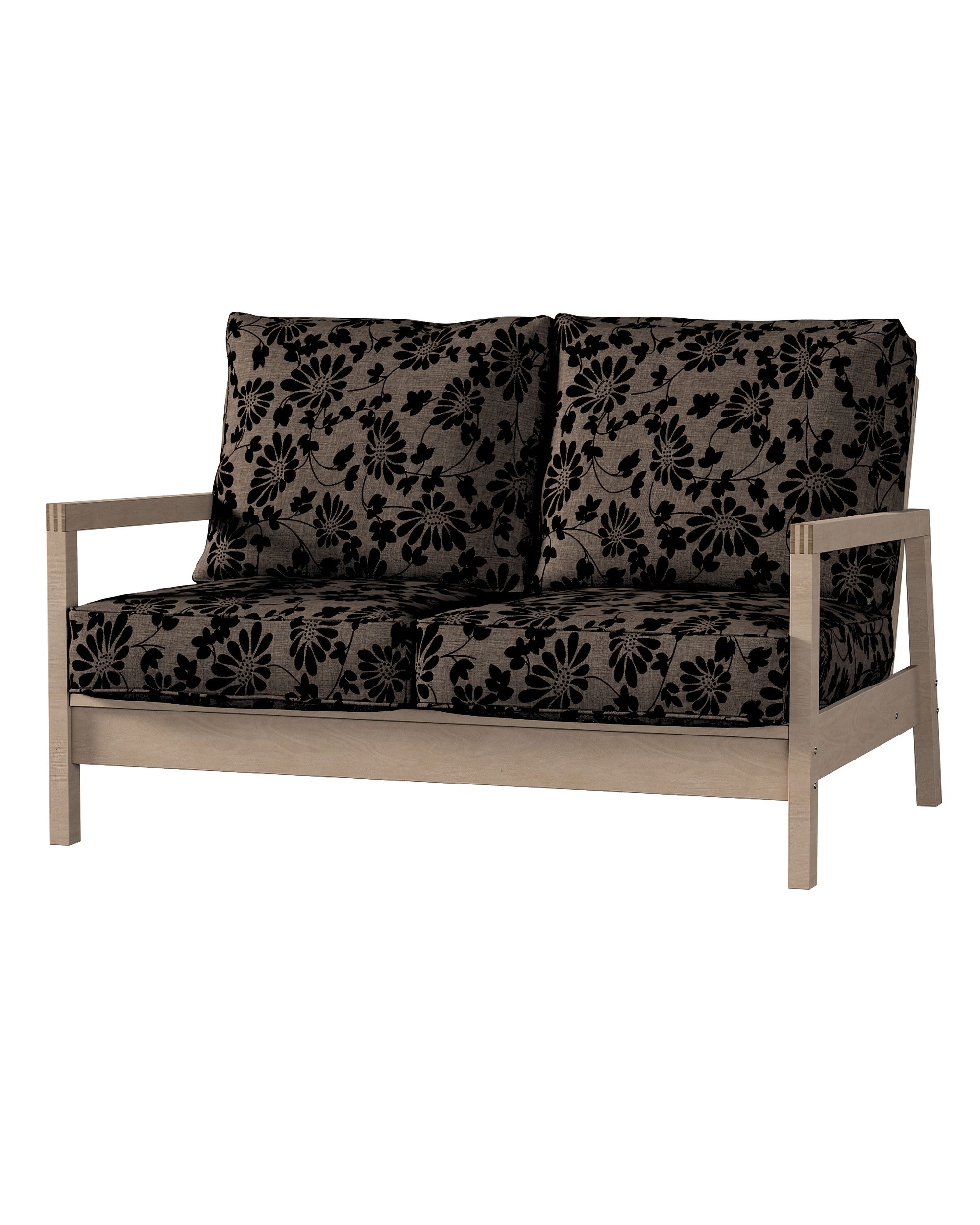 Bezug für Lillberg 2-Sitzer Sofa Farbe braun Stoff strukturiert, gemustert