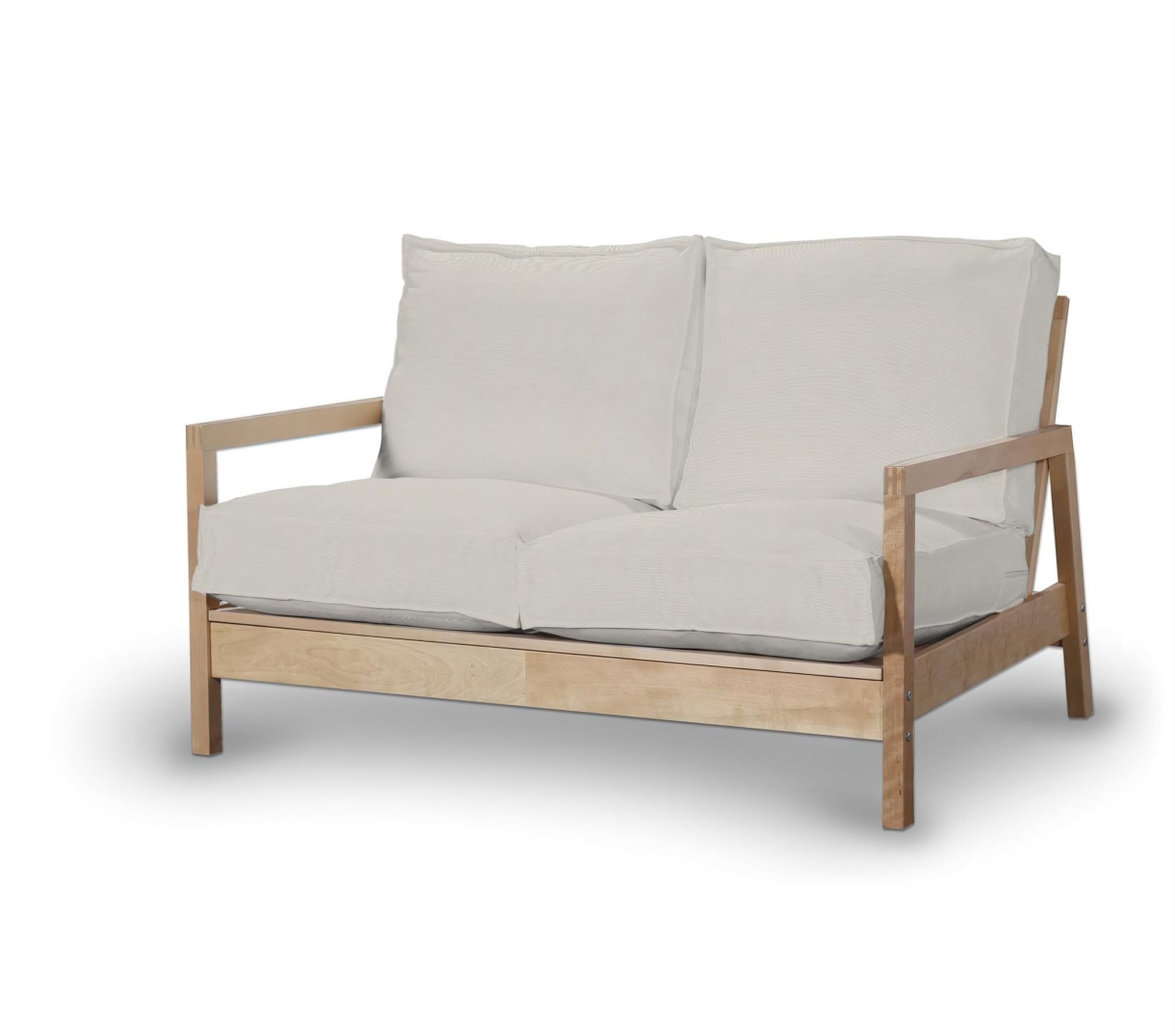 Bezug für Lillberg 2-Sitzer Sofa Farbe grau