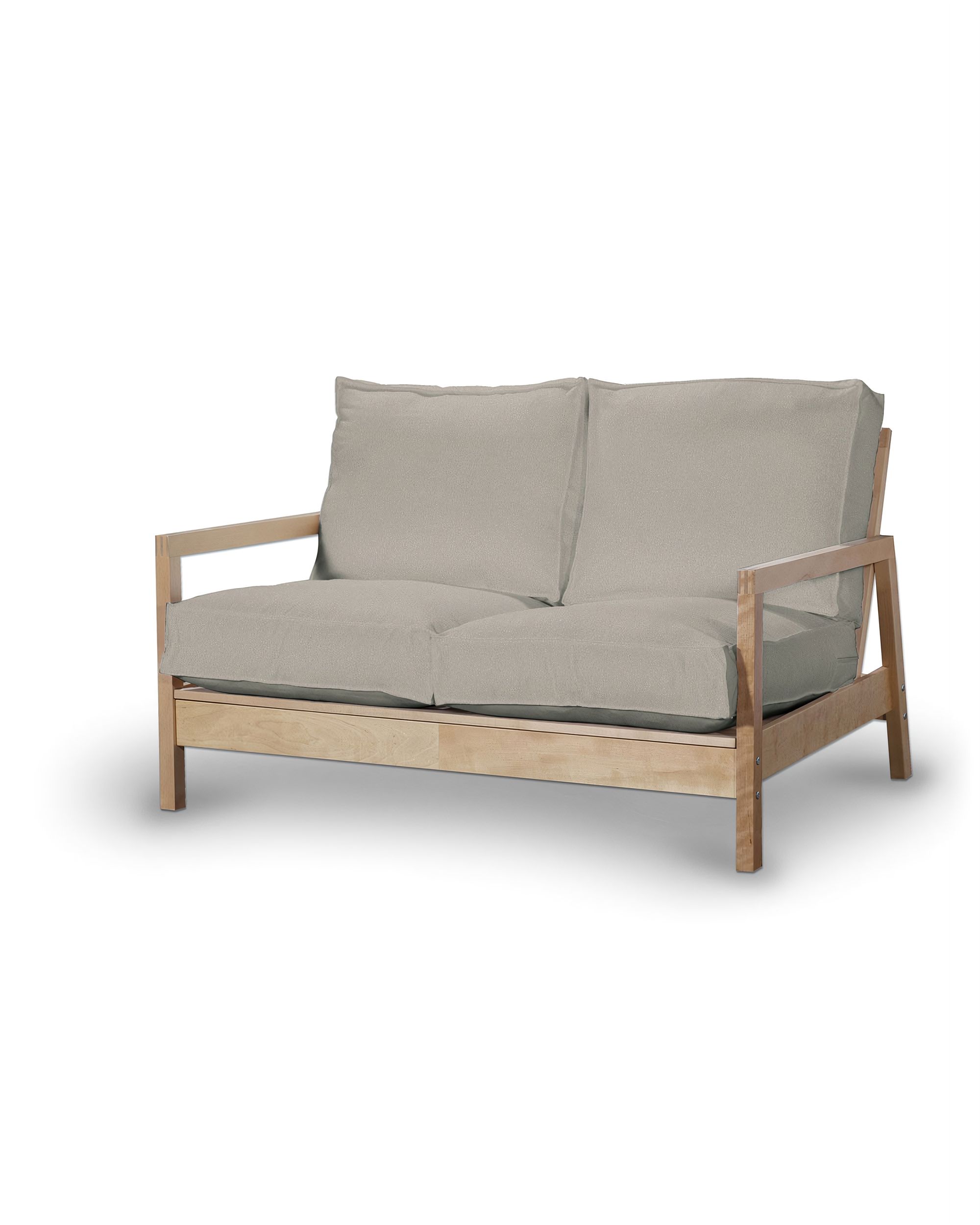 Bezug für Lillberg 2-Sitzer Sofa Farbe beige Stoff strukturiert
